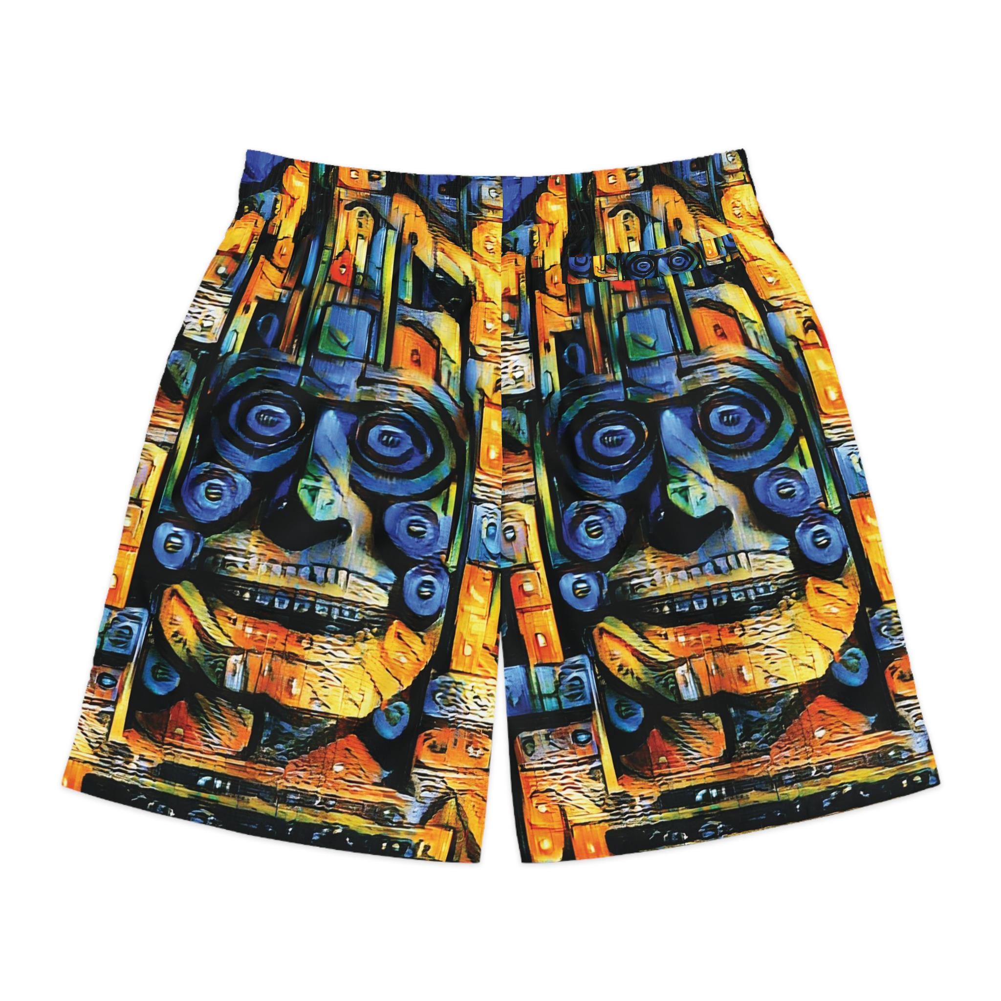 Purple Face - Jogger Shorts