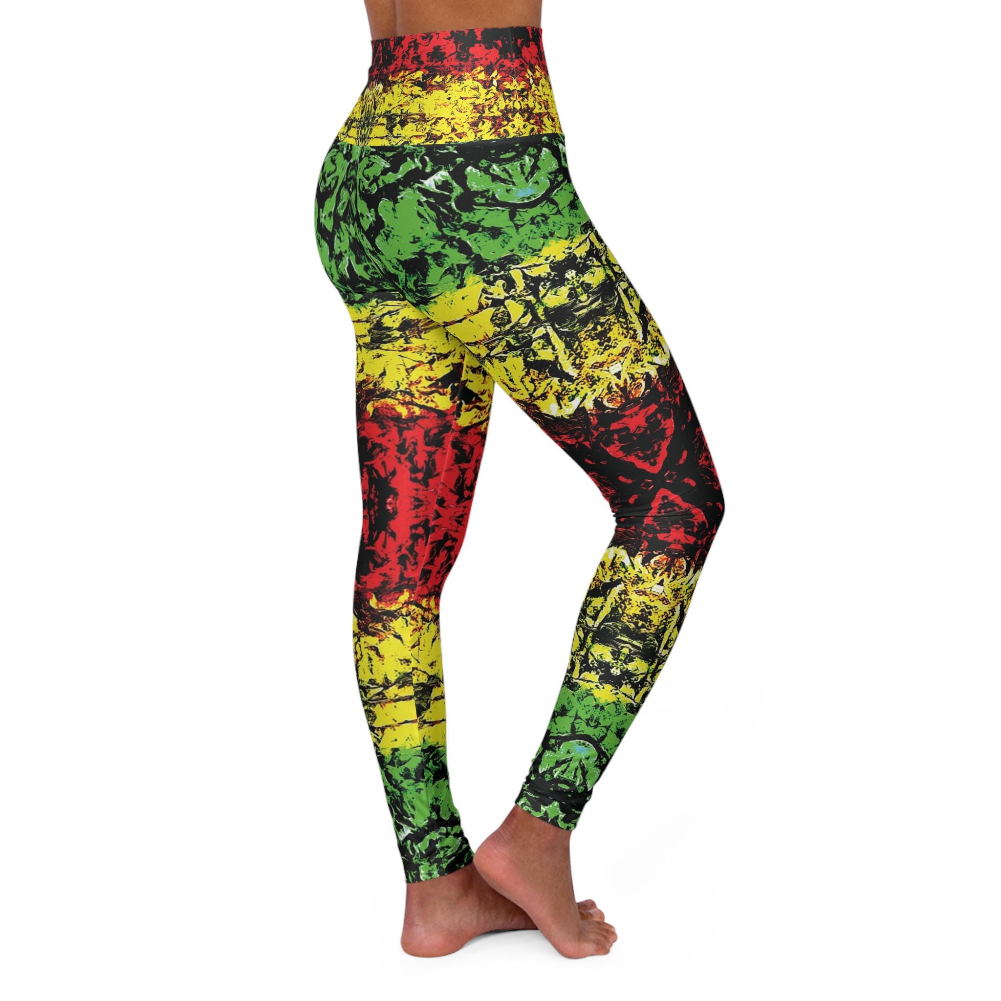 Reggae Stripe - Yoga Pants