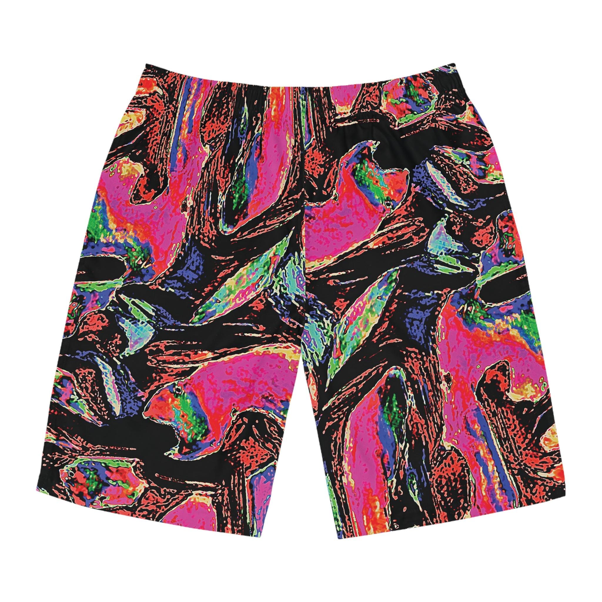Pink Branch - Board Shorts