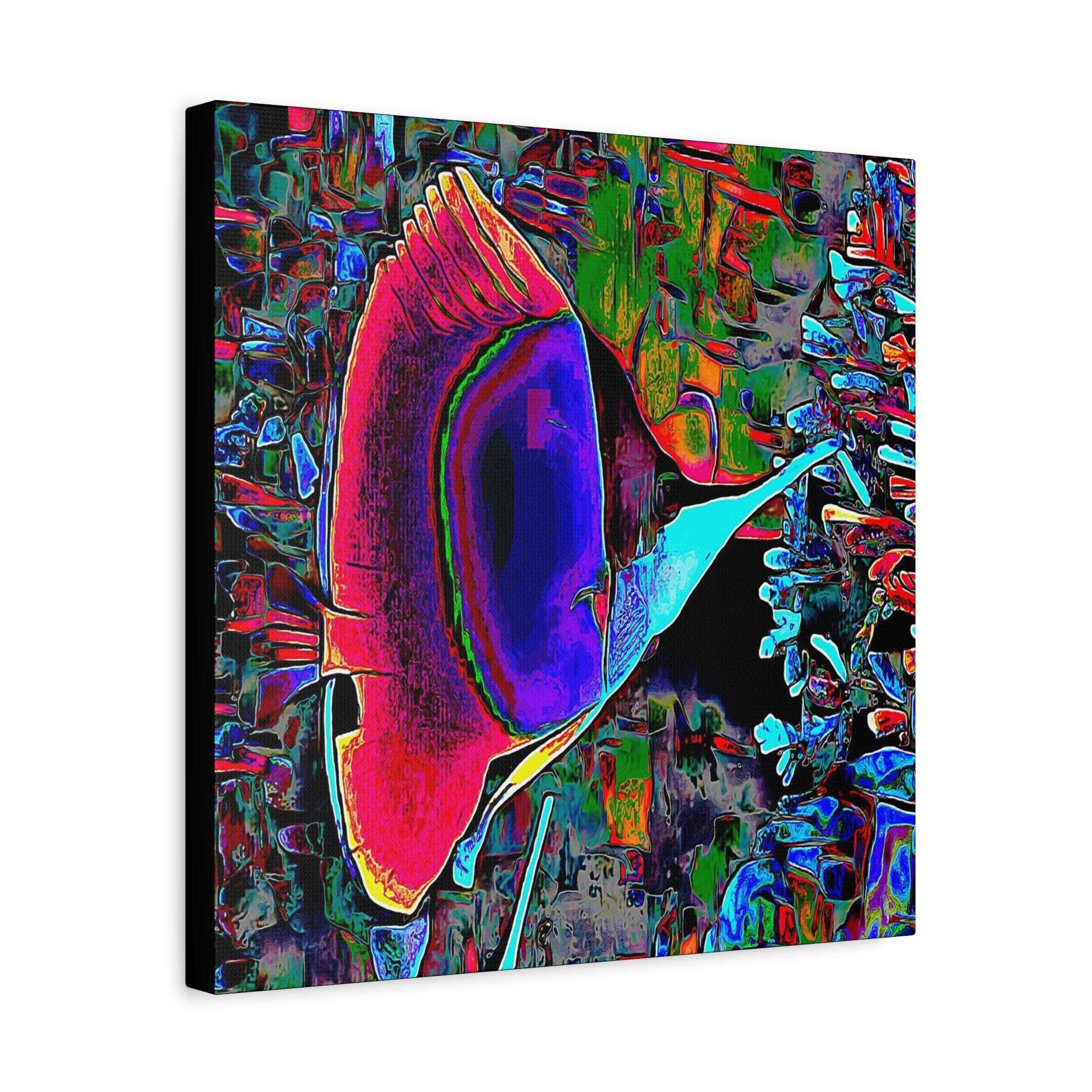 Long Snoot Left - Canvas Wall Art