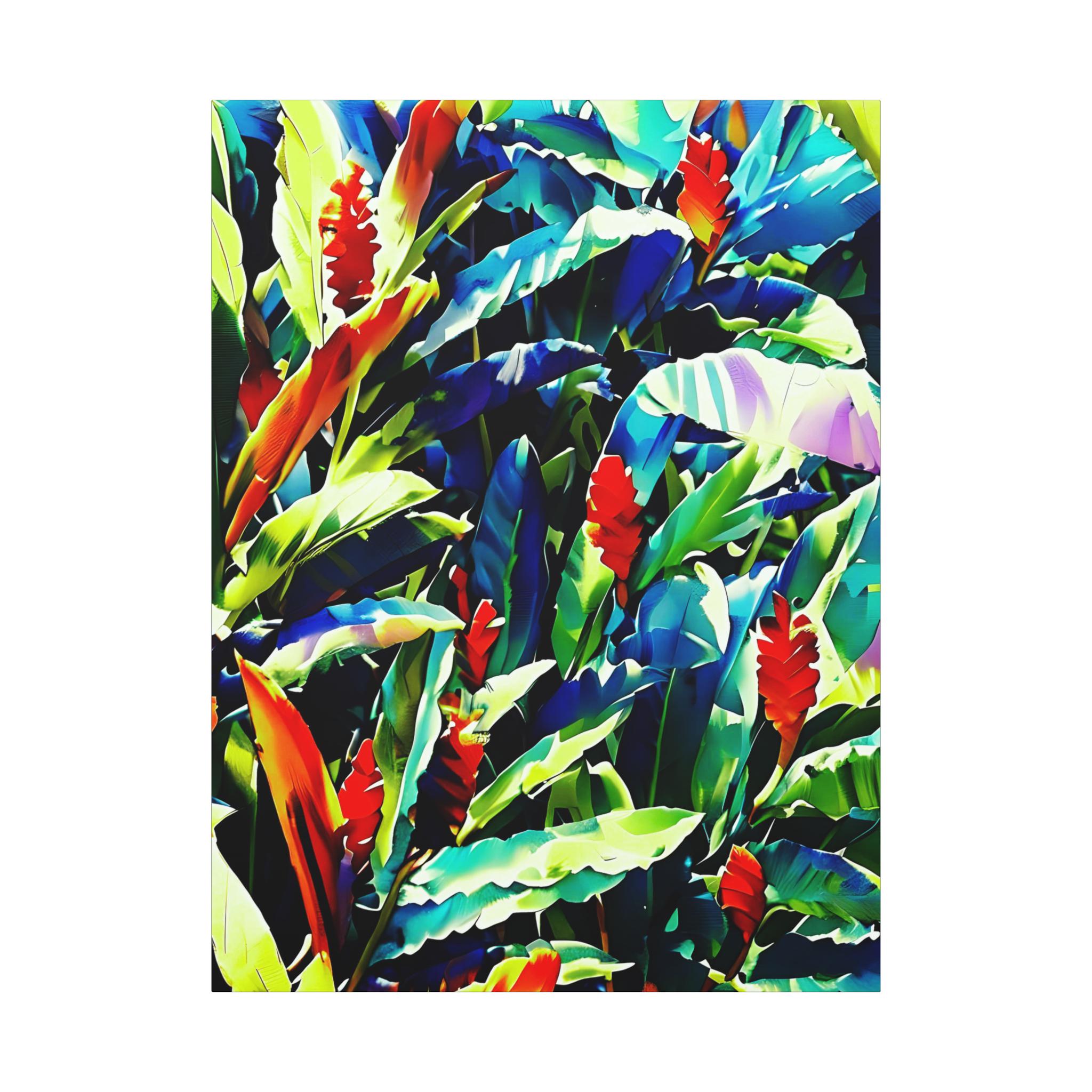 Floral Ginger - Canvas Wall Art