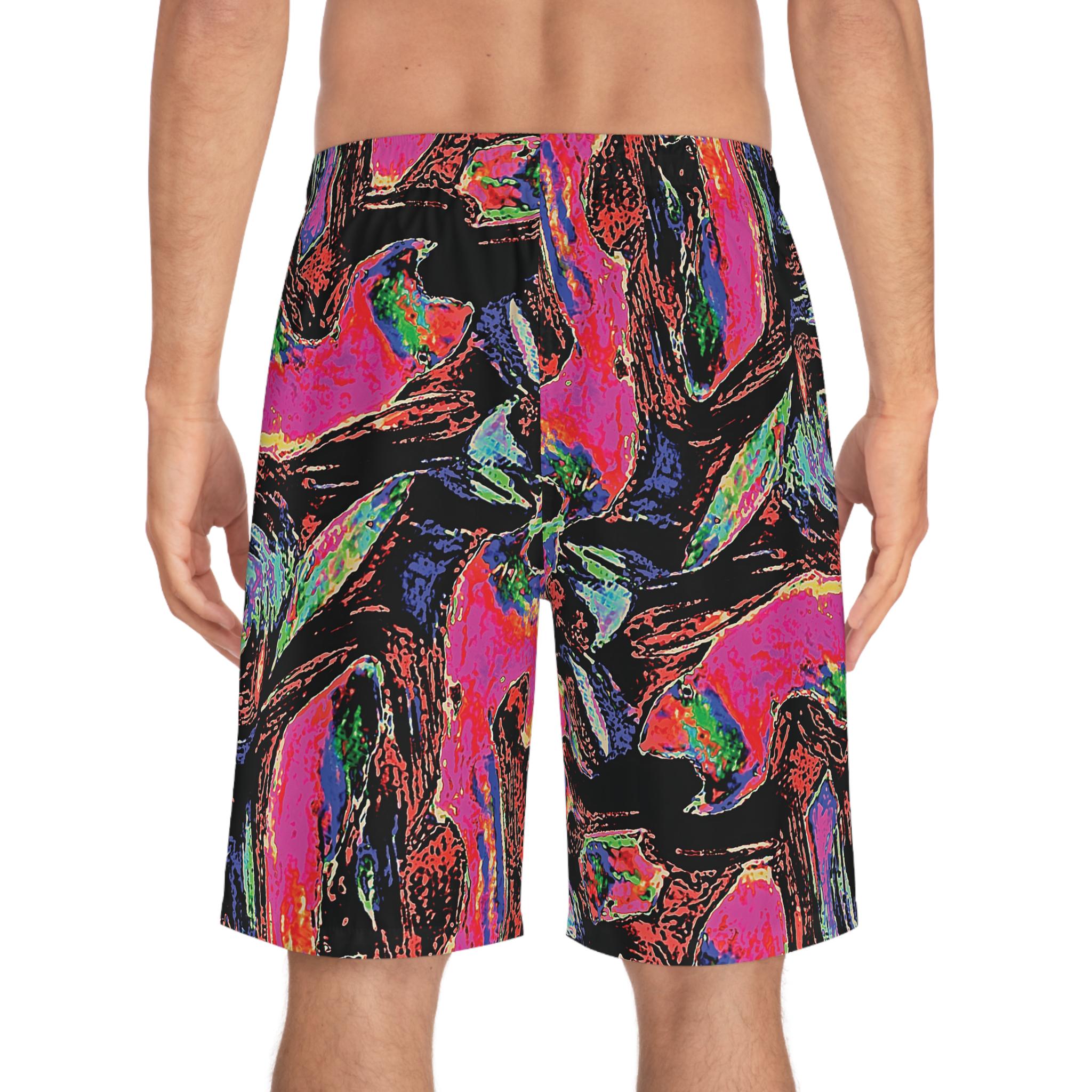 Pink Branch - Board Shorts