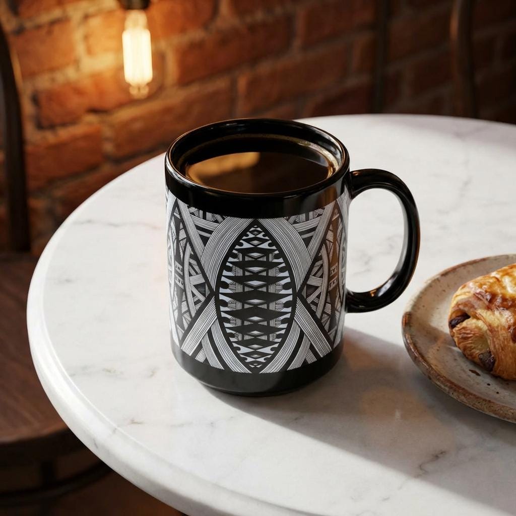 BW Tapa - Mug