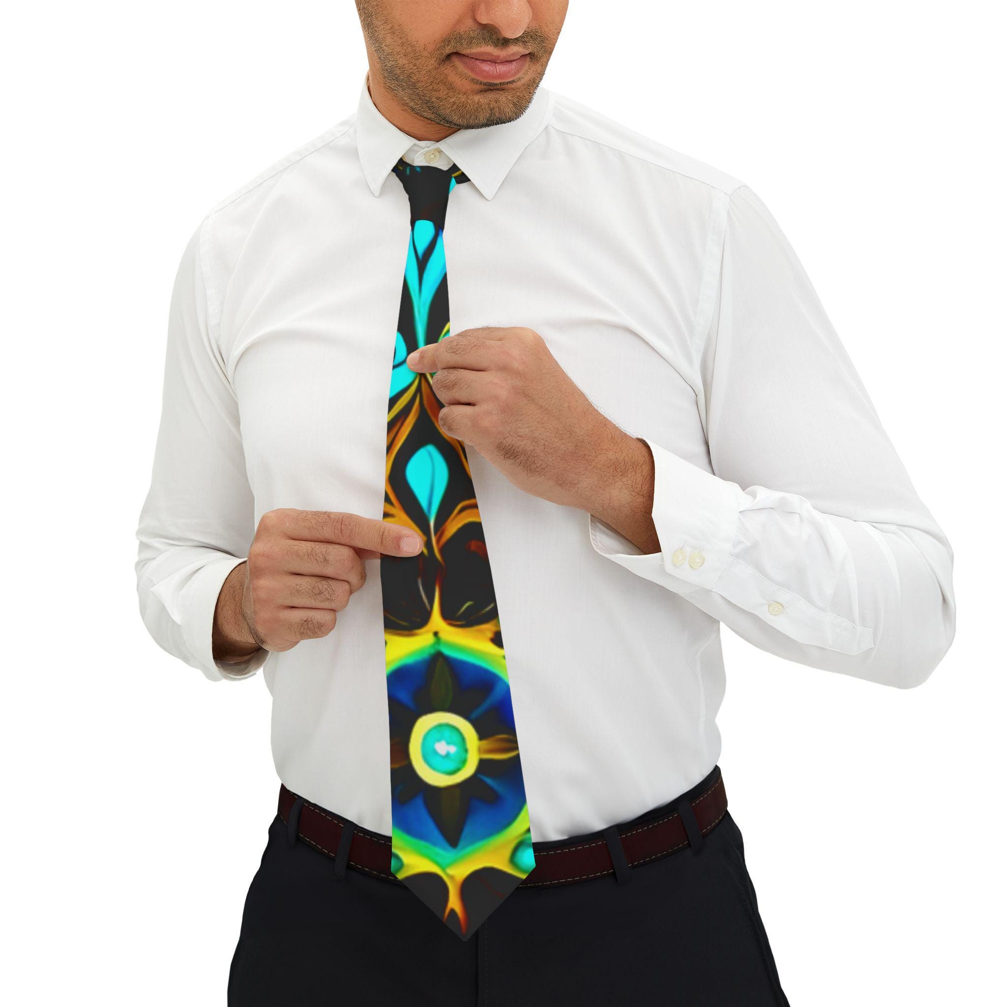Blue Lace E - Necktie