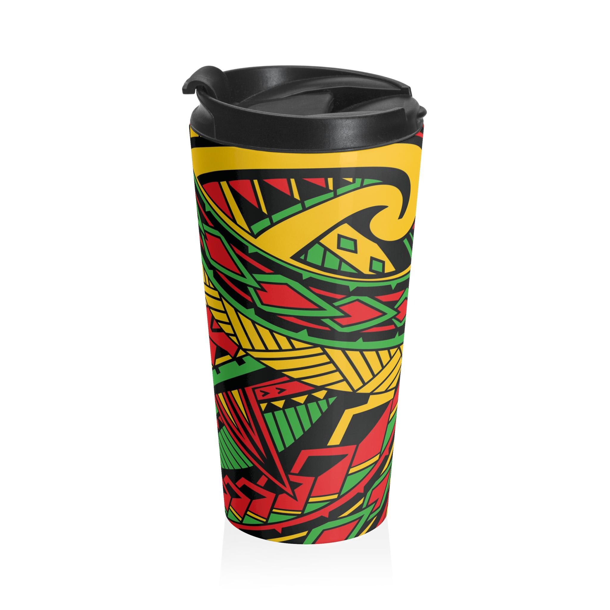 Reggae Lion Front - Travel Mug