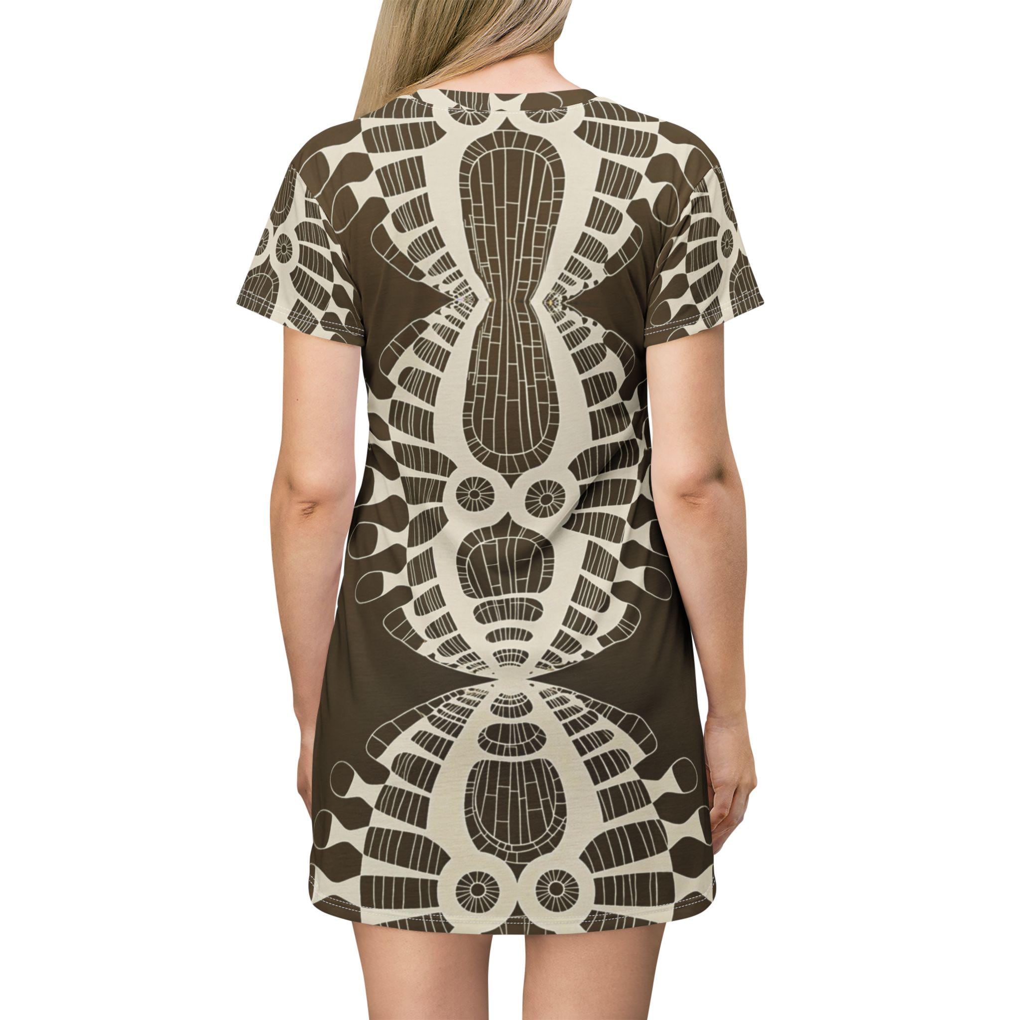Abstract Urchin Brown - Dress