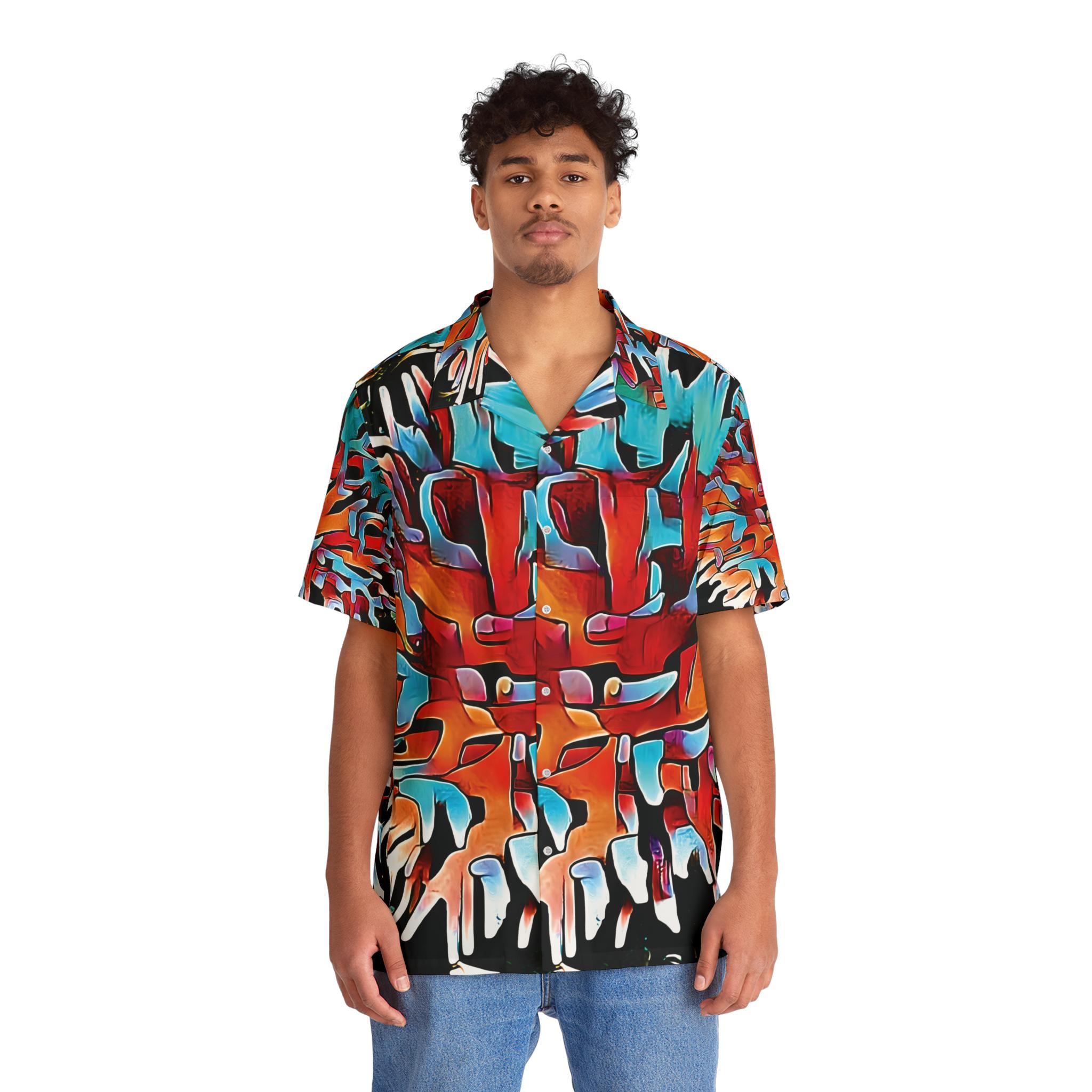 Aqua Spike - Hawaiian Shirt
