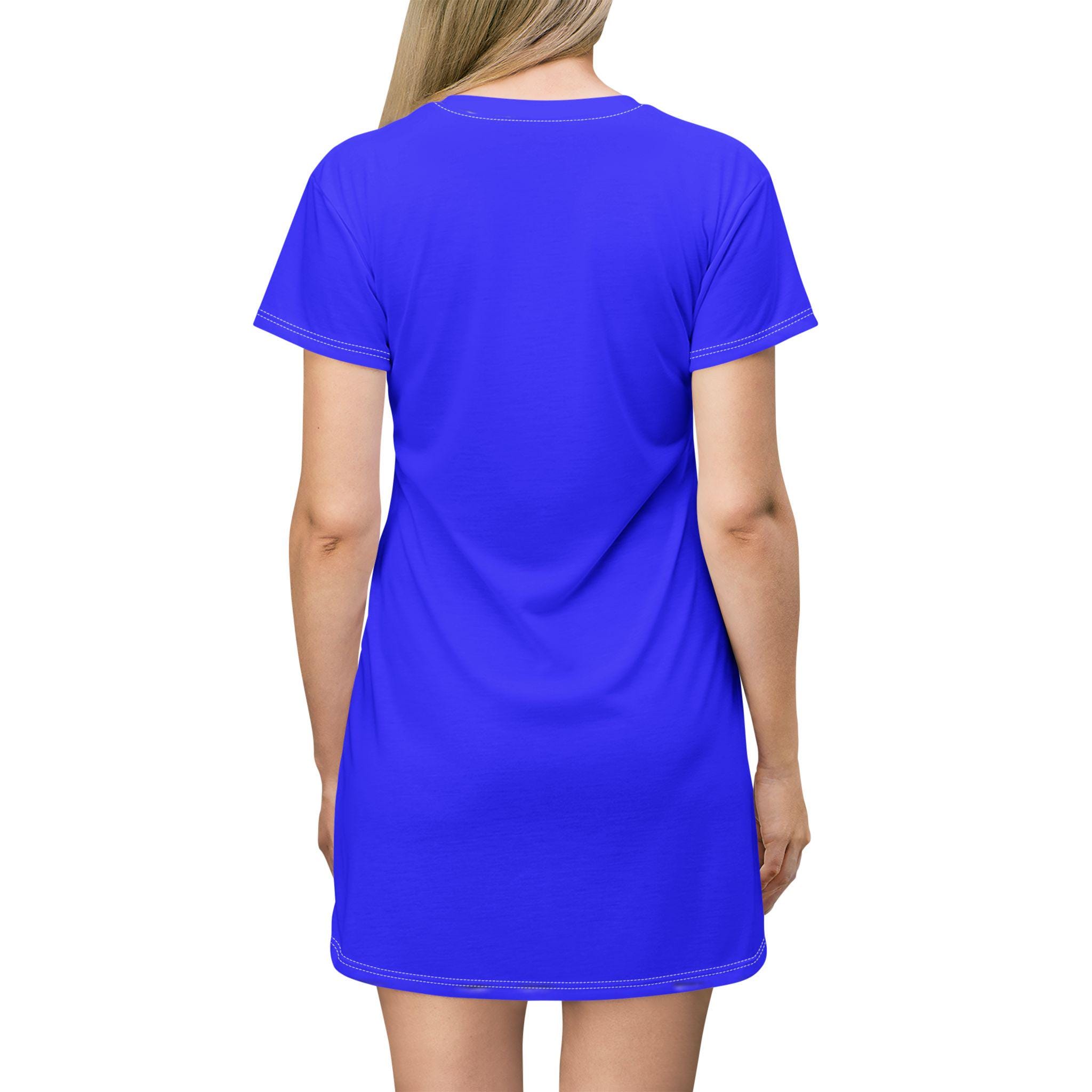 Seahorse on Blue - Dress