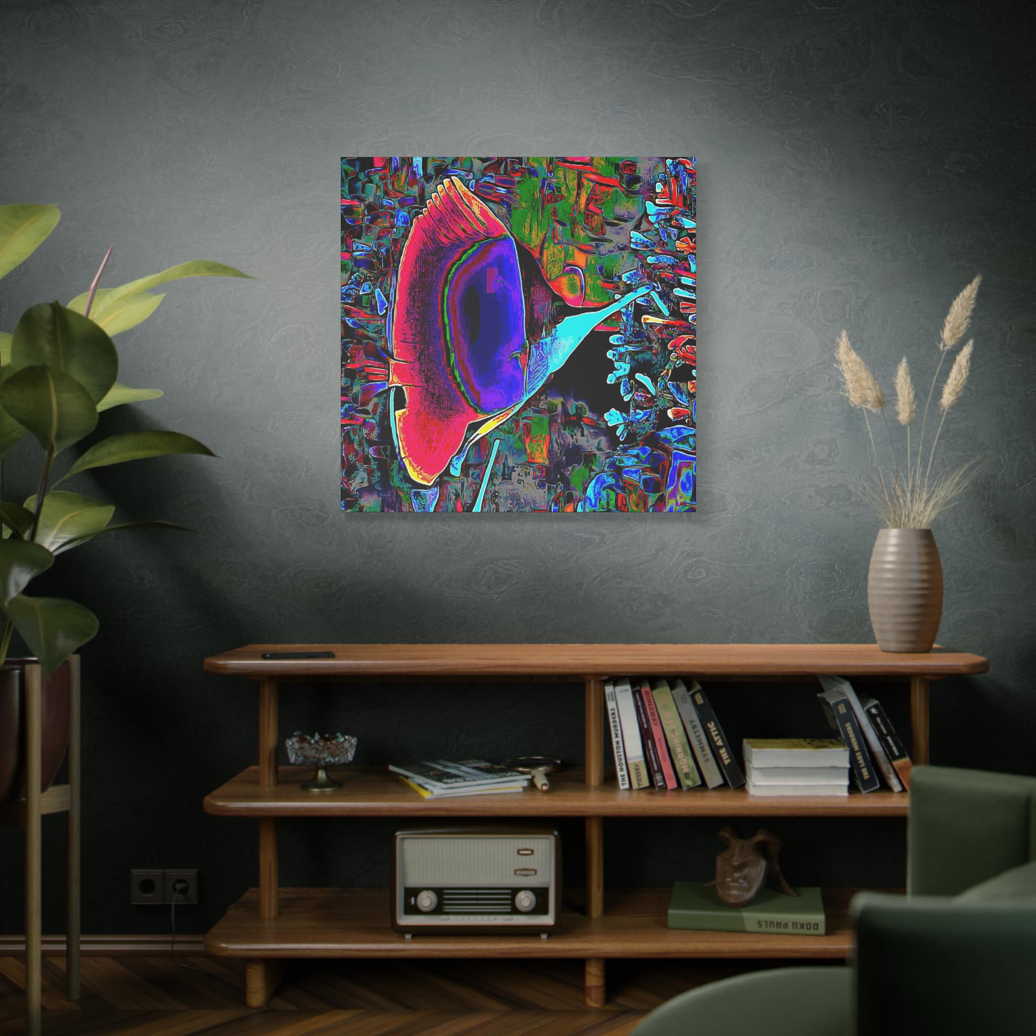 Long Snoot Left - Canvas Wall Art