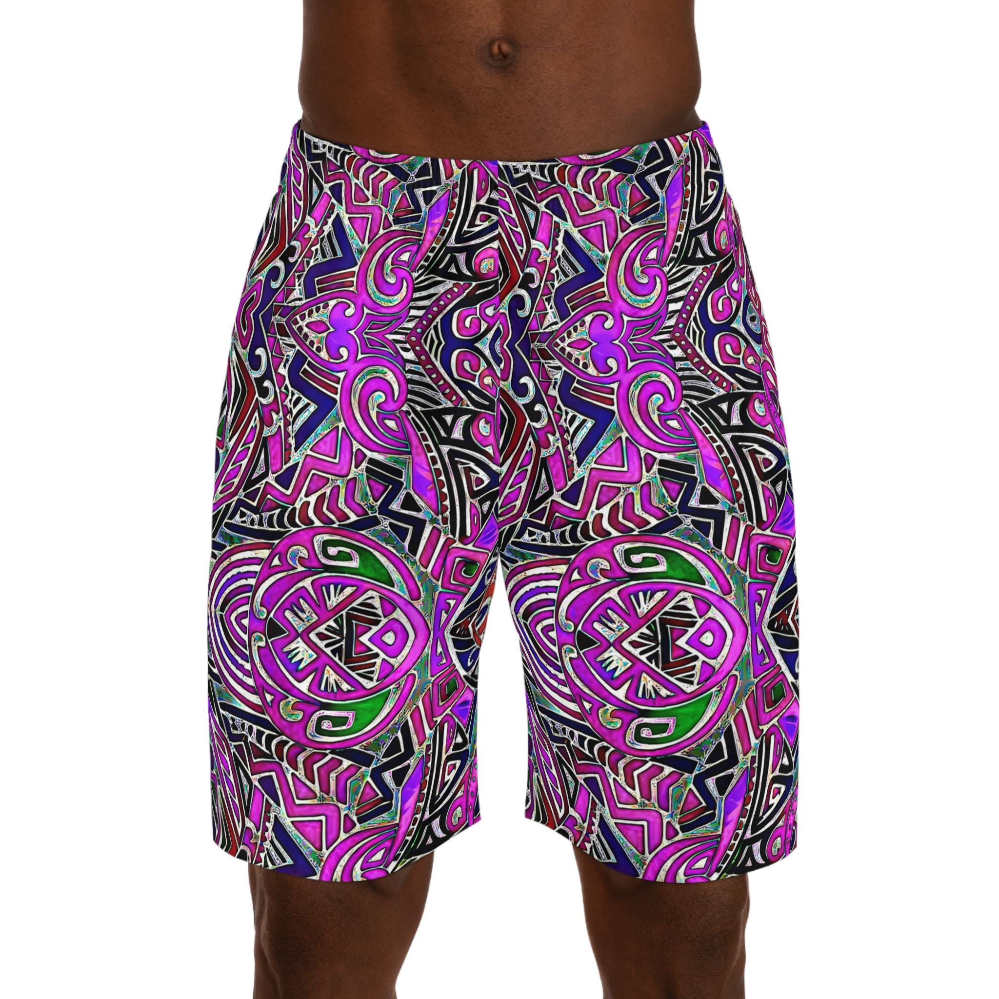 Purple Indo - Jogger Shorts