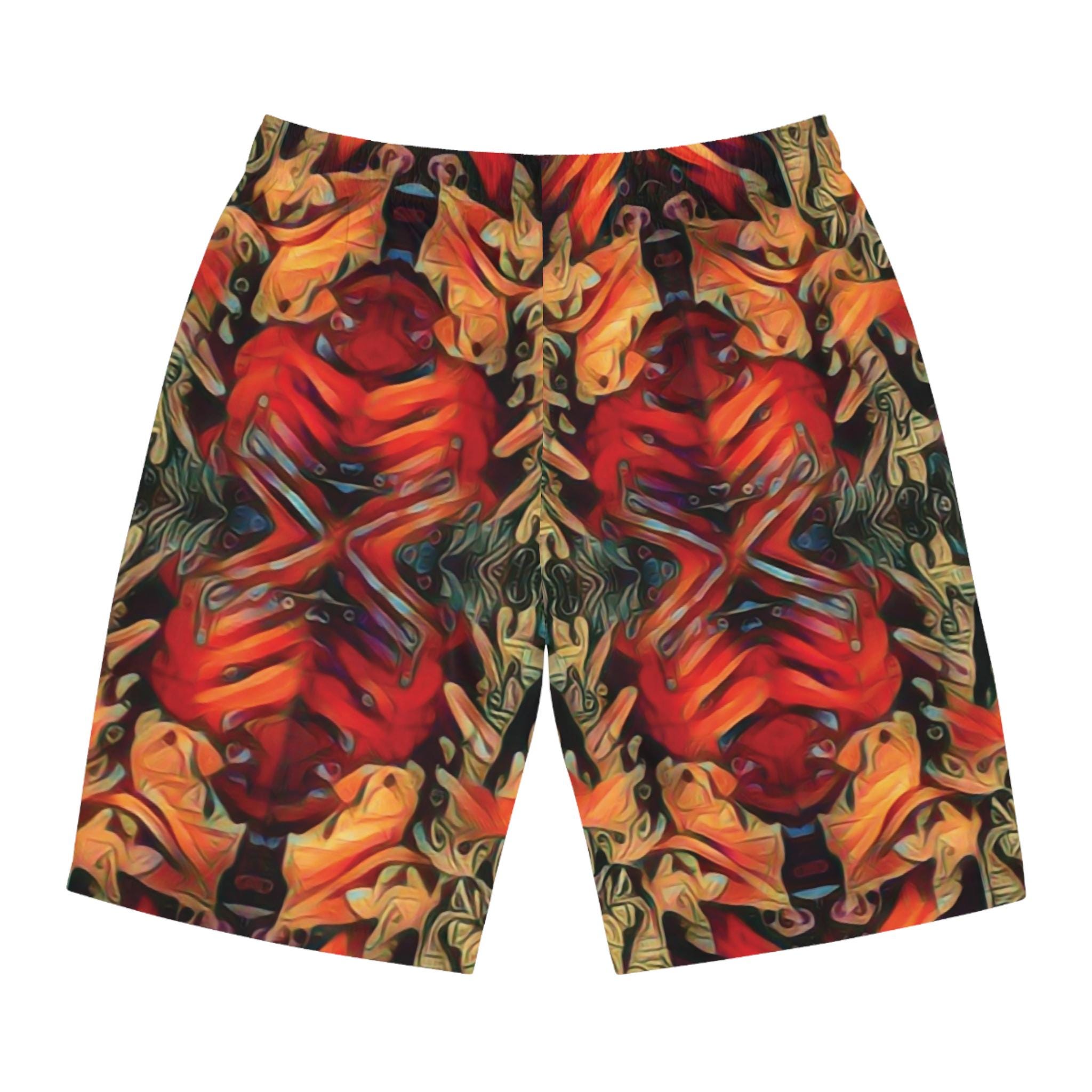 Red Spike - Board Shorts