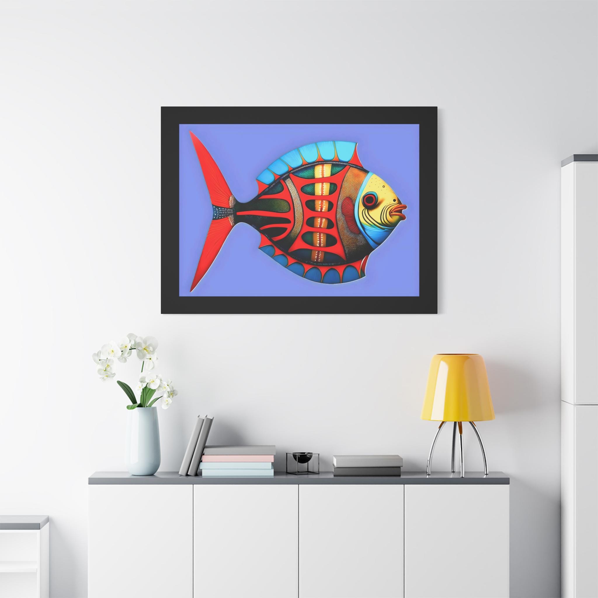 Fish Kiss - Canvas Wall Art