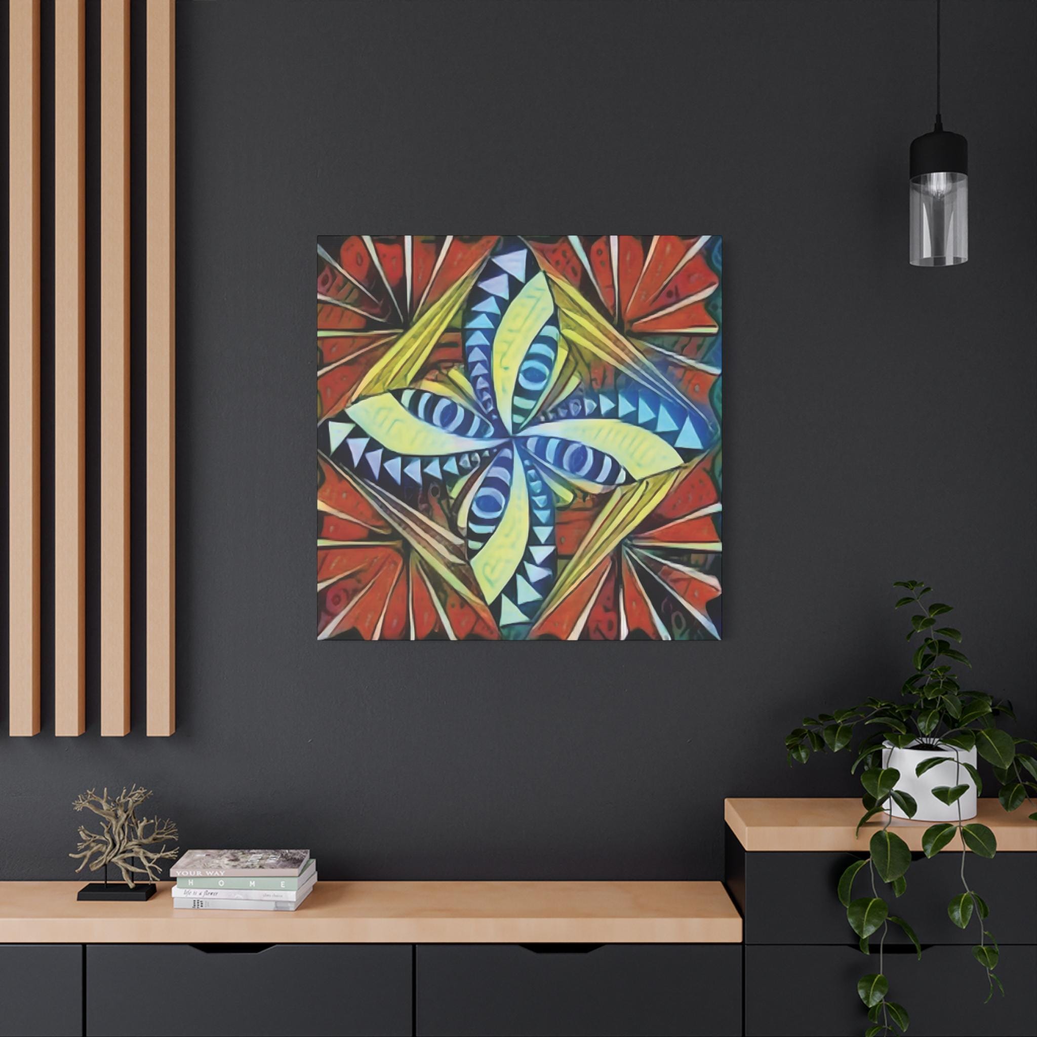 Fiji Tapa - Canvas Wall Art