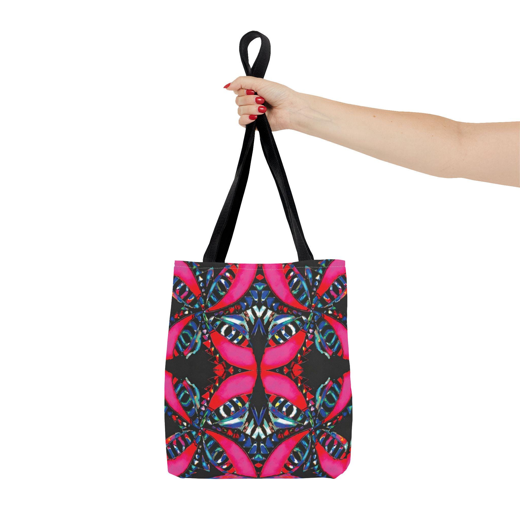 Pink on Black - Tote Bag