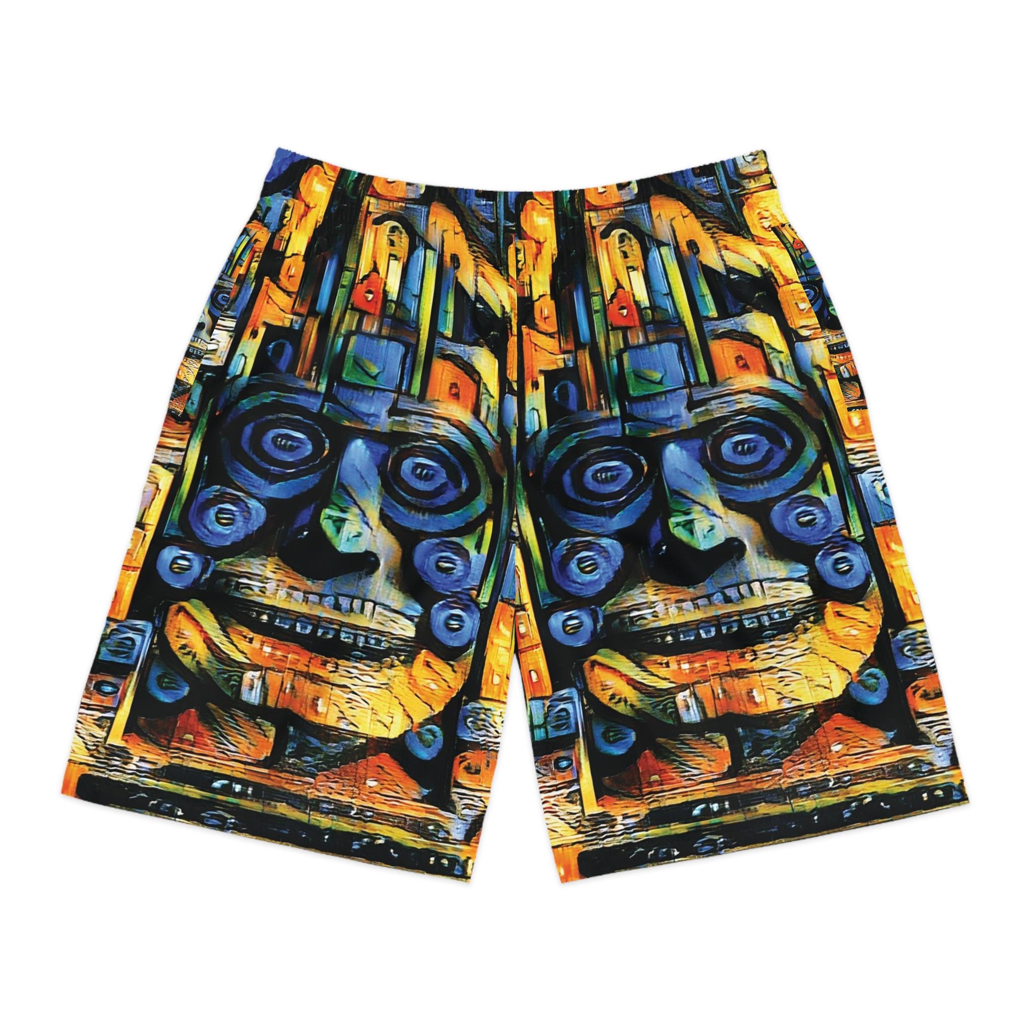 Purple Face - Jogger Shorts