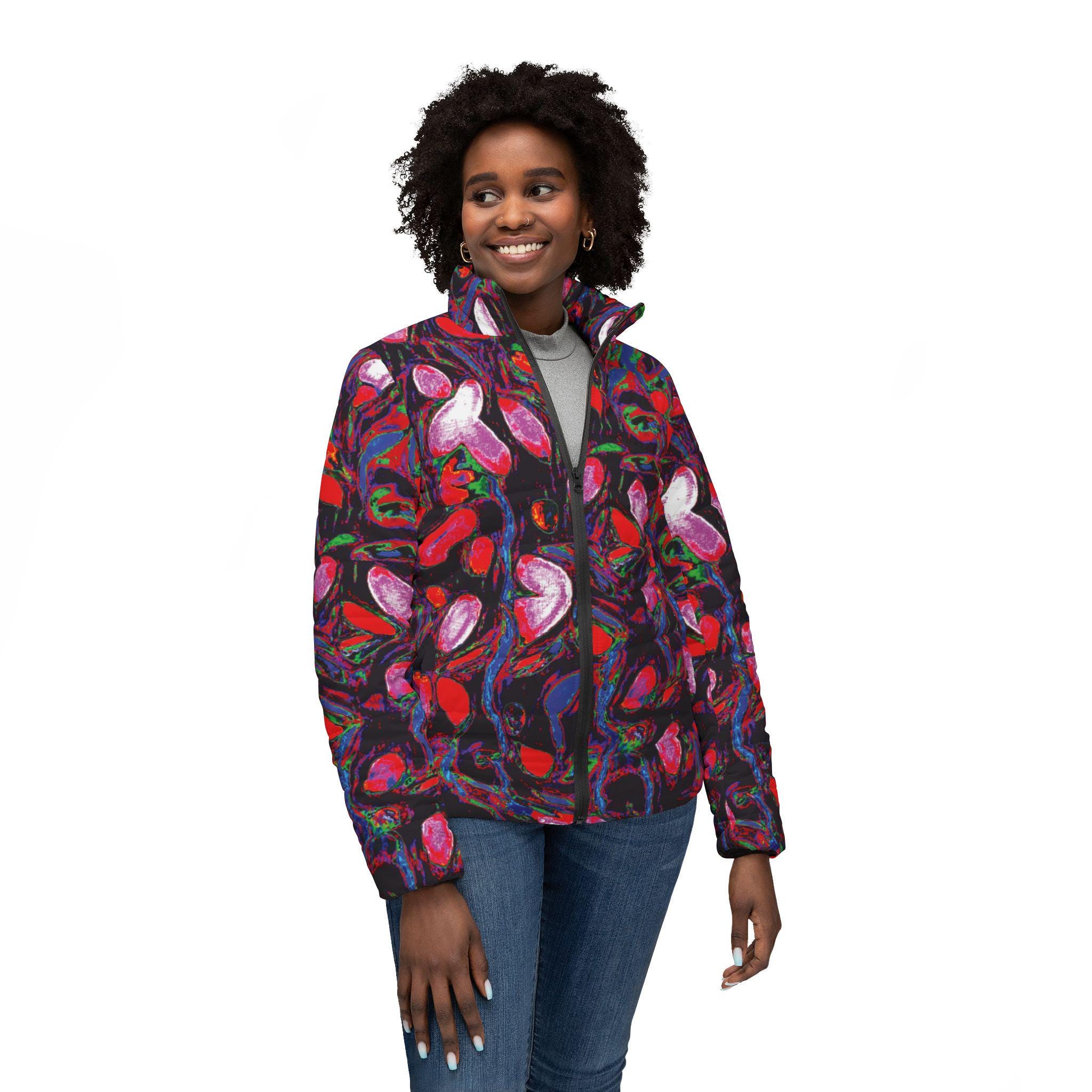 Red Blush - Womens Puffer Jacket