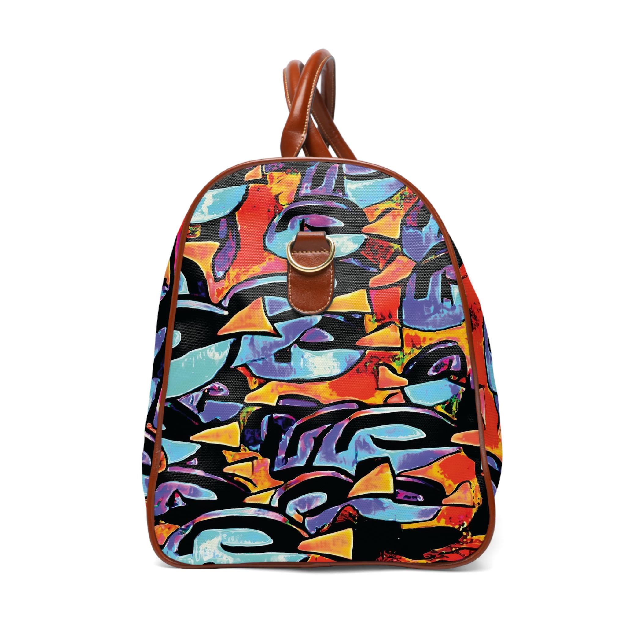 Blue Tang School Waterproof Travel Bag | Marine Fish Ocean Pattern