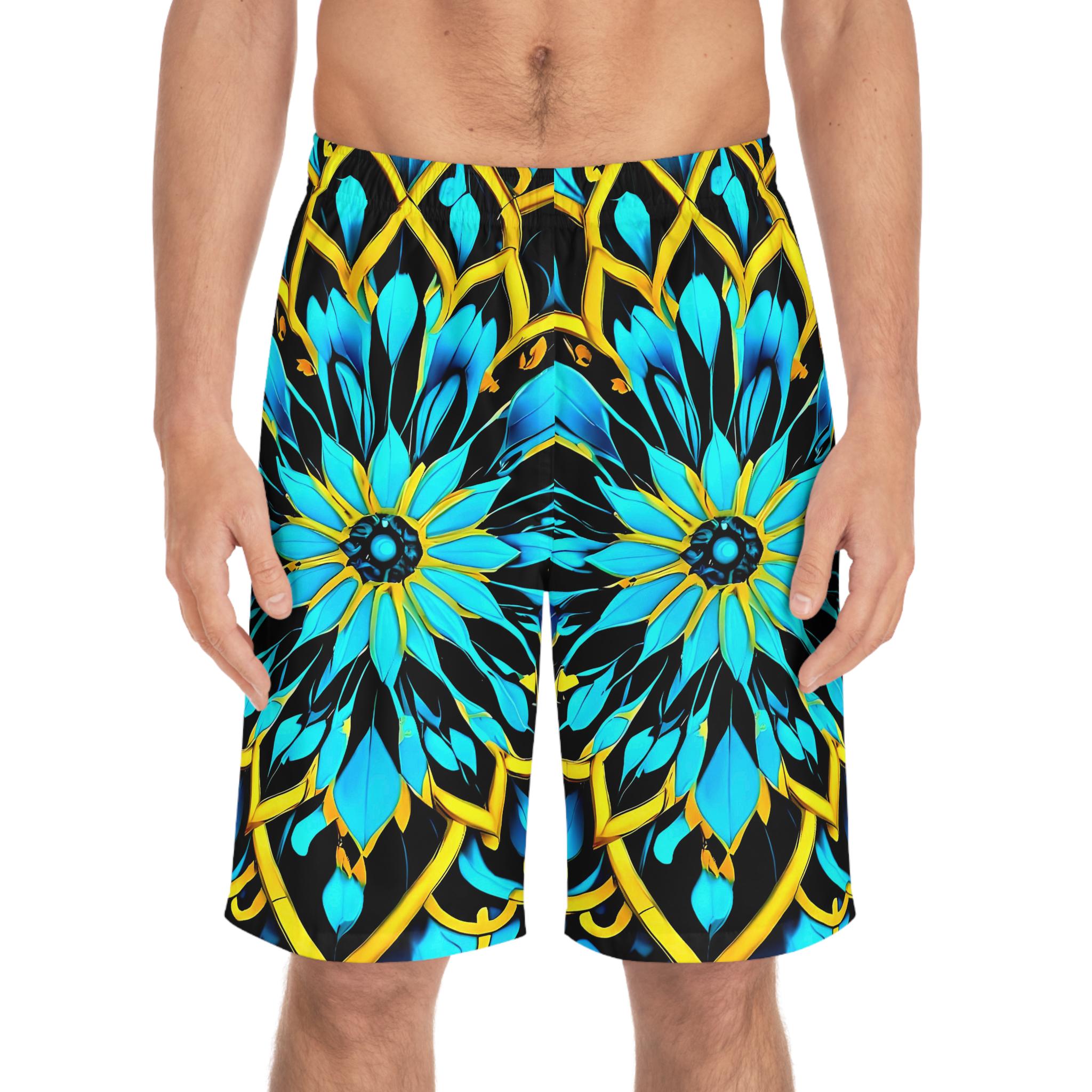 Blue Lace A - Board Shorts
