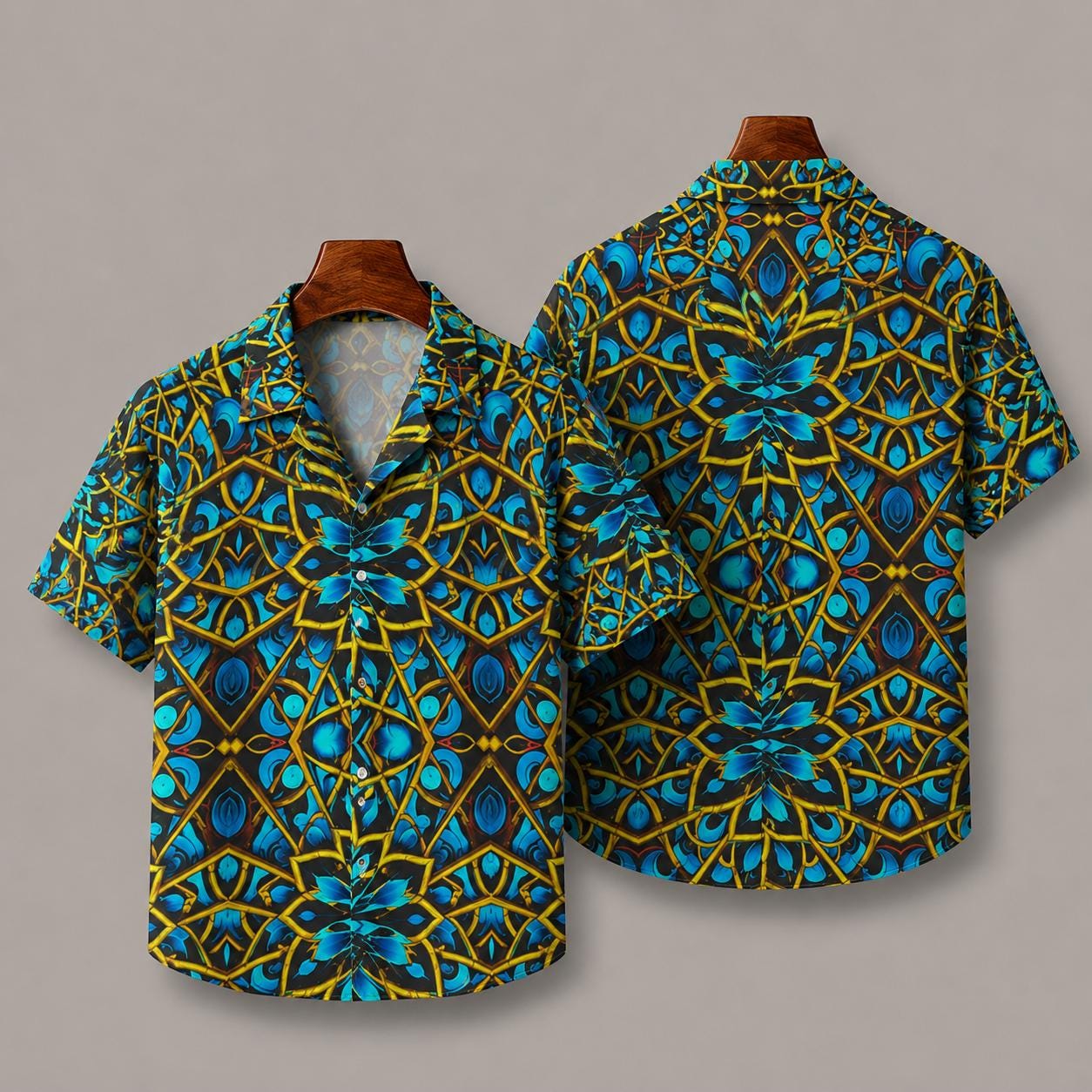 Blue Lace Ab - Hawaiian Shirt