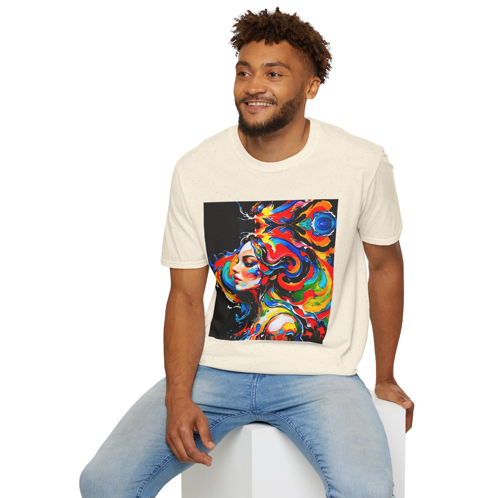 Lady with Paint - T Shirt