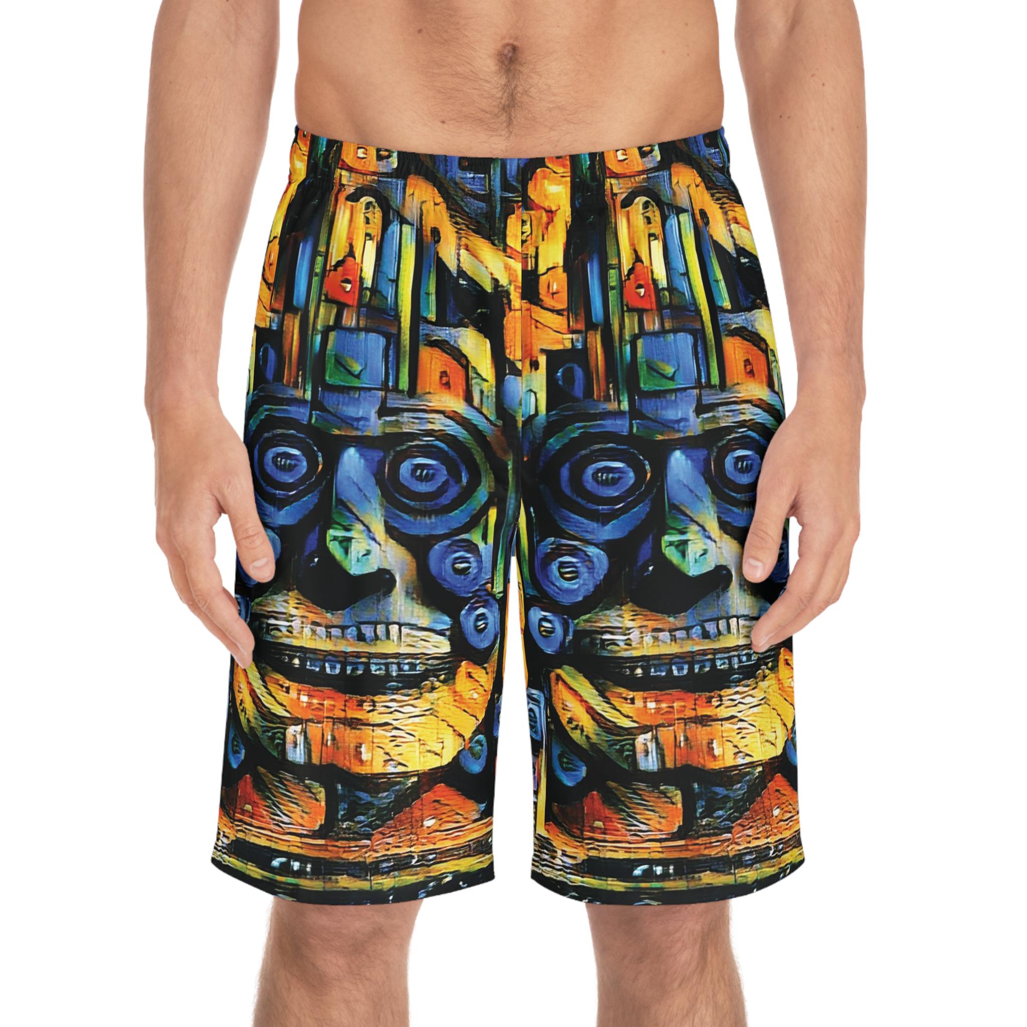 Purple Face - Board Shorts