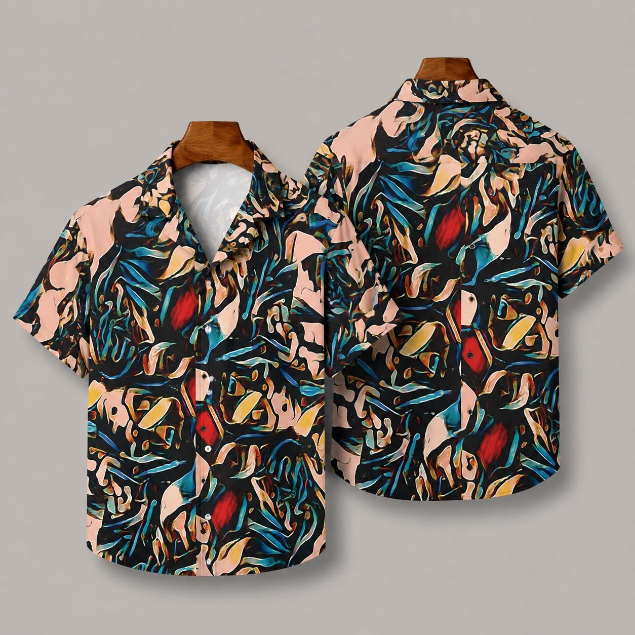 Black Rose - Hawaiian Shirt