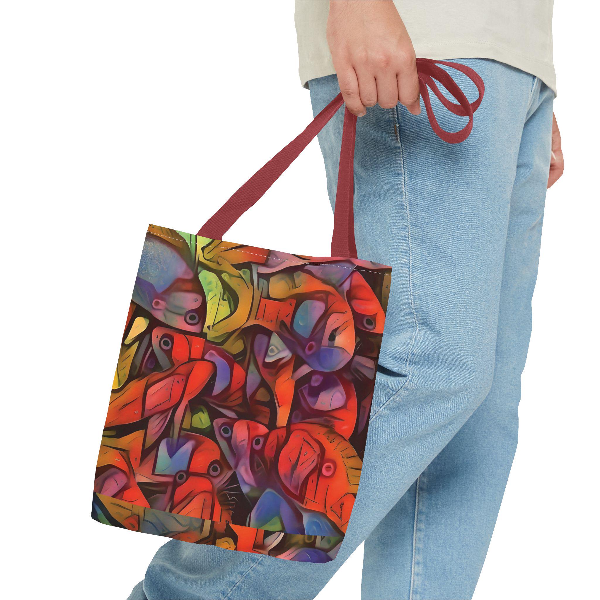 Square Backs Left - Tote Bag