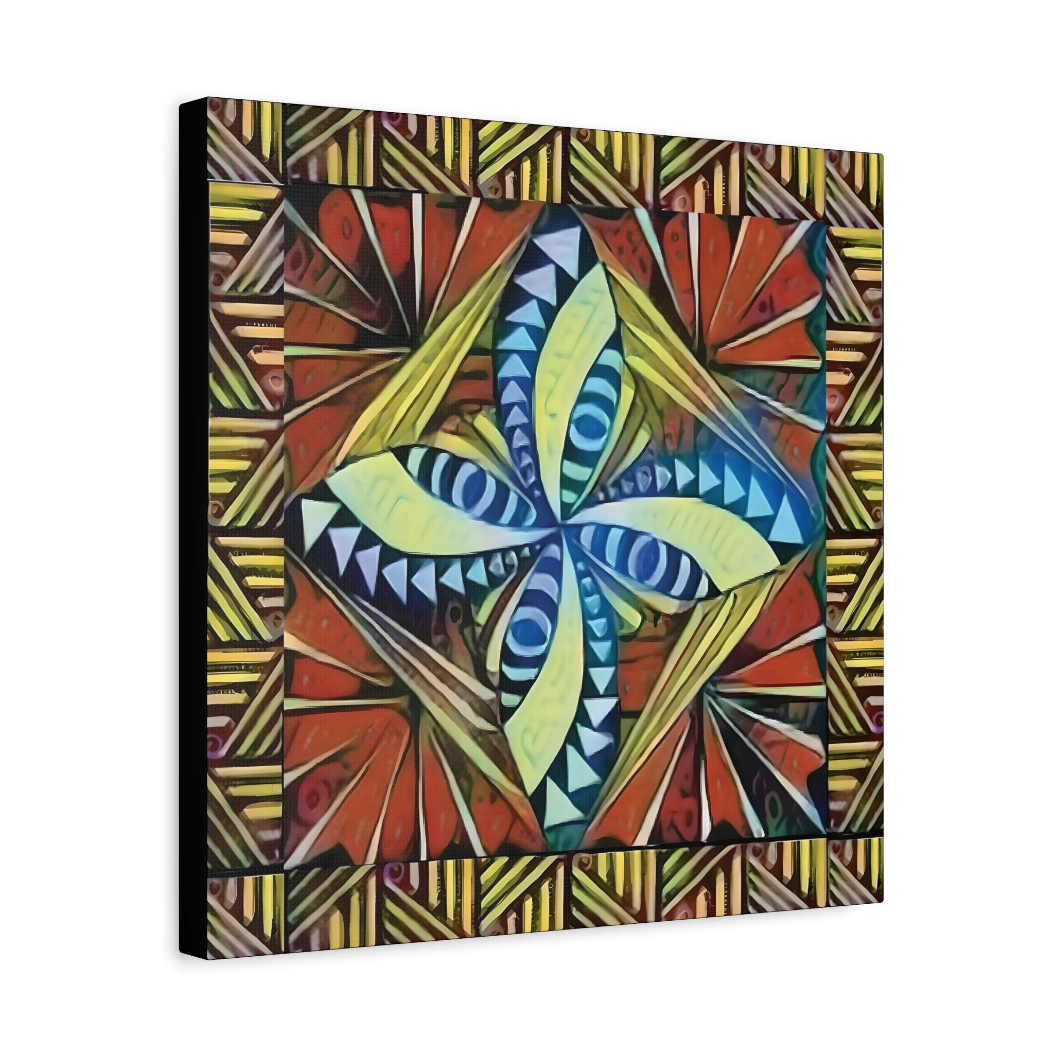 Tapa Border - Canvas Wall Art