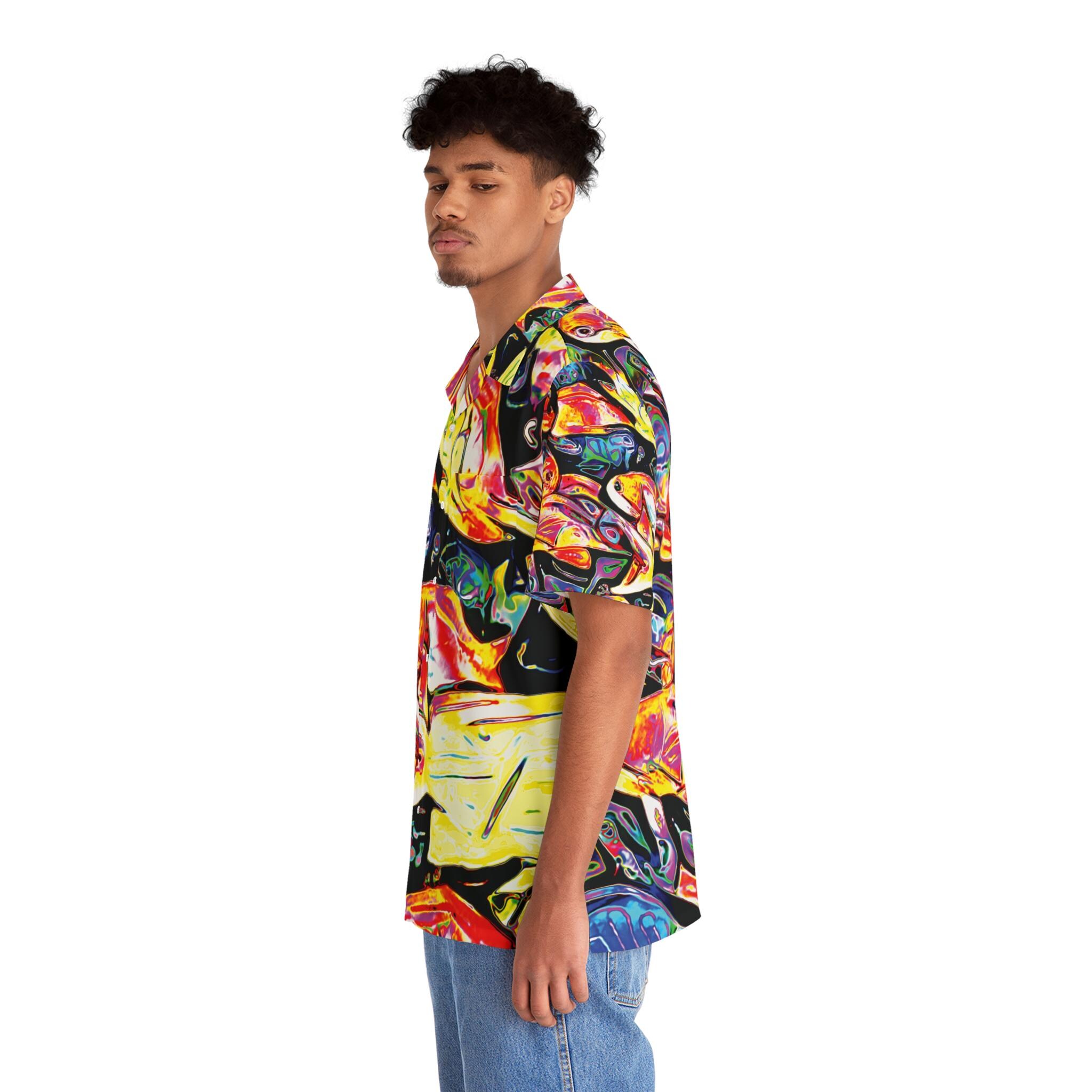 Fish School Hawaiian Shirt - All-Over Print