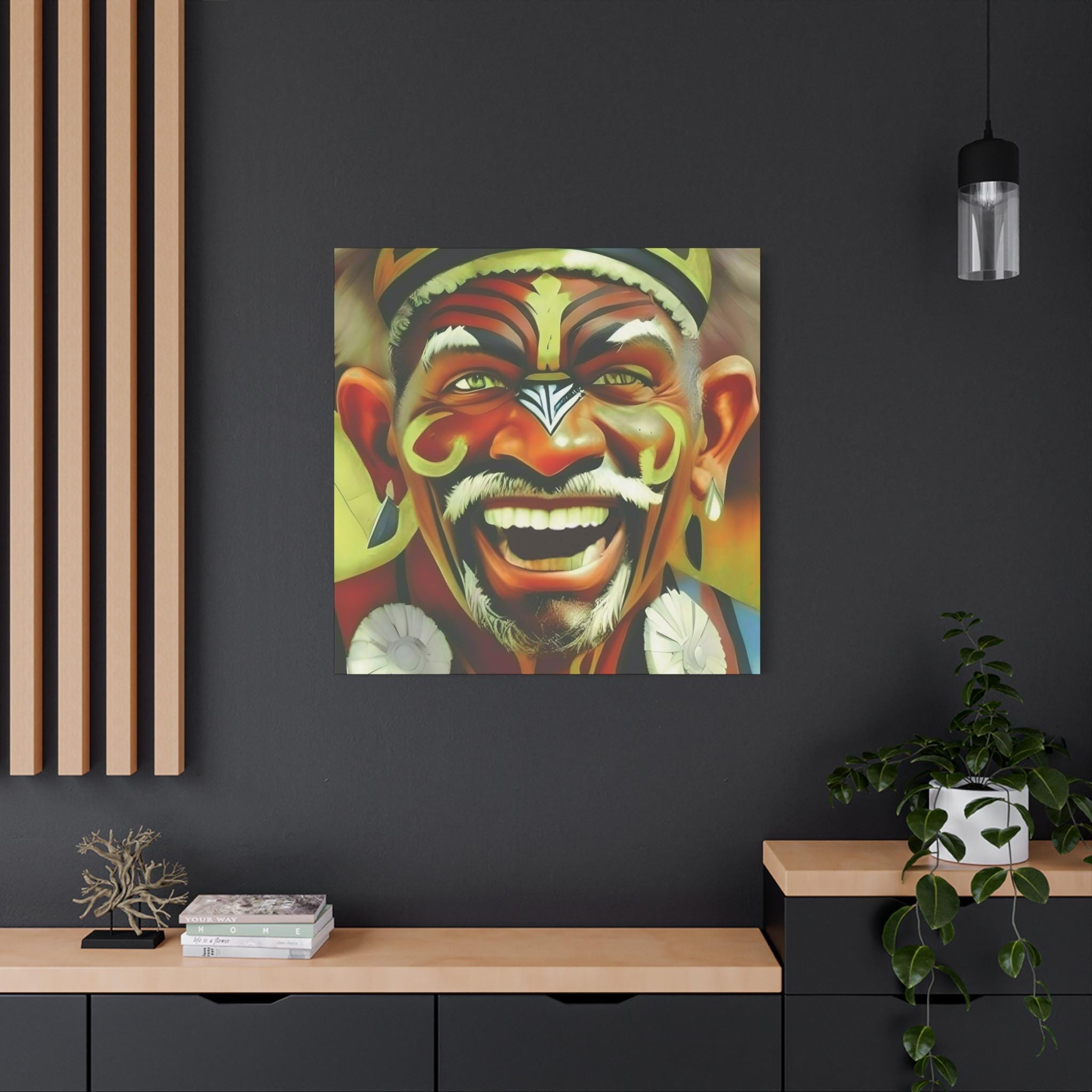 Happy Elder - Canvas Wall Art