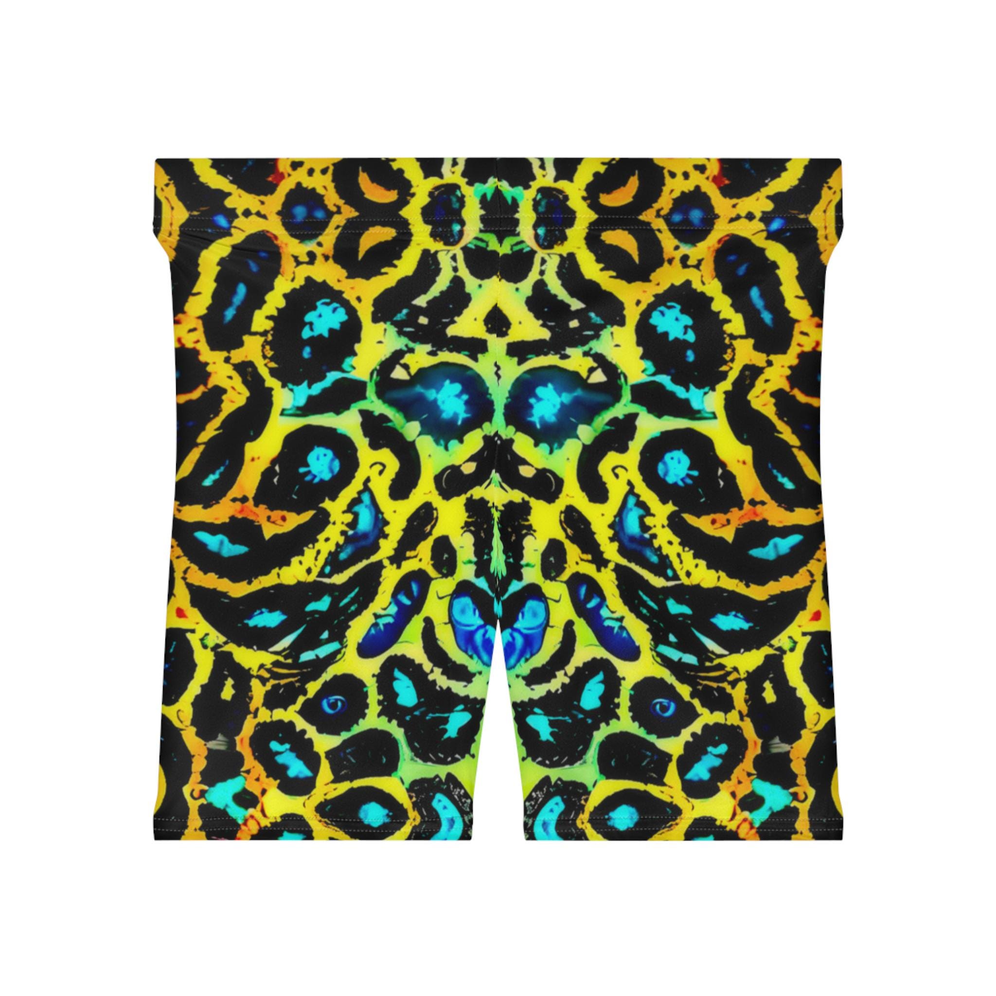 Golden Cat - Womens Biker Shorts