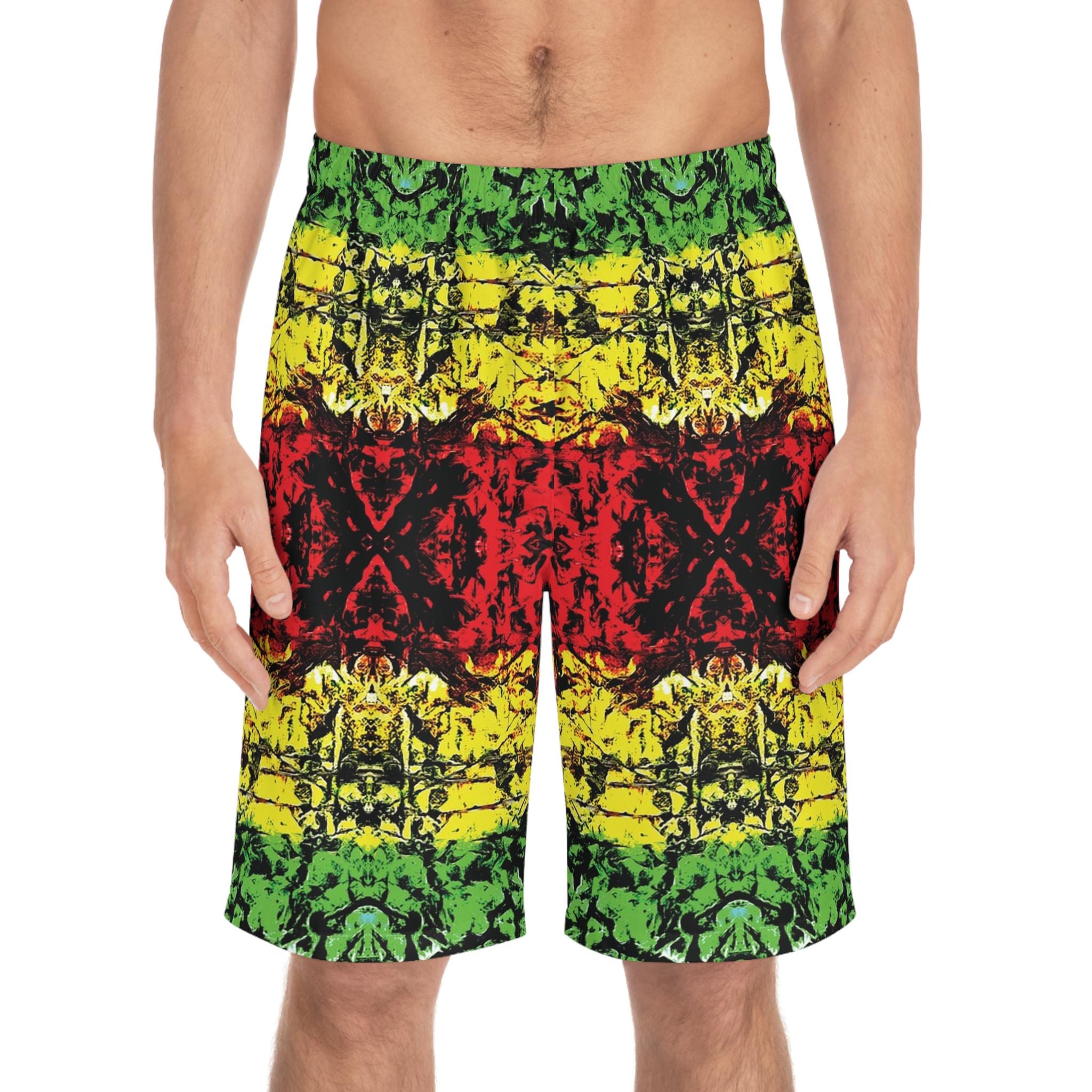 Reggae Stripe - Board Shorts
