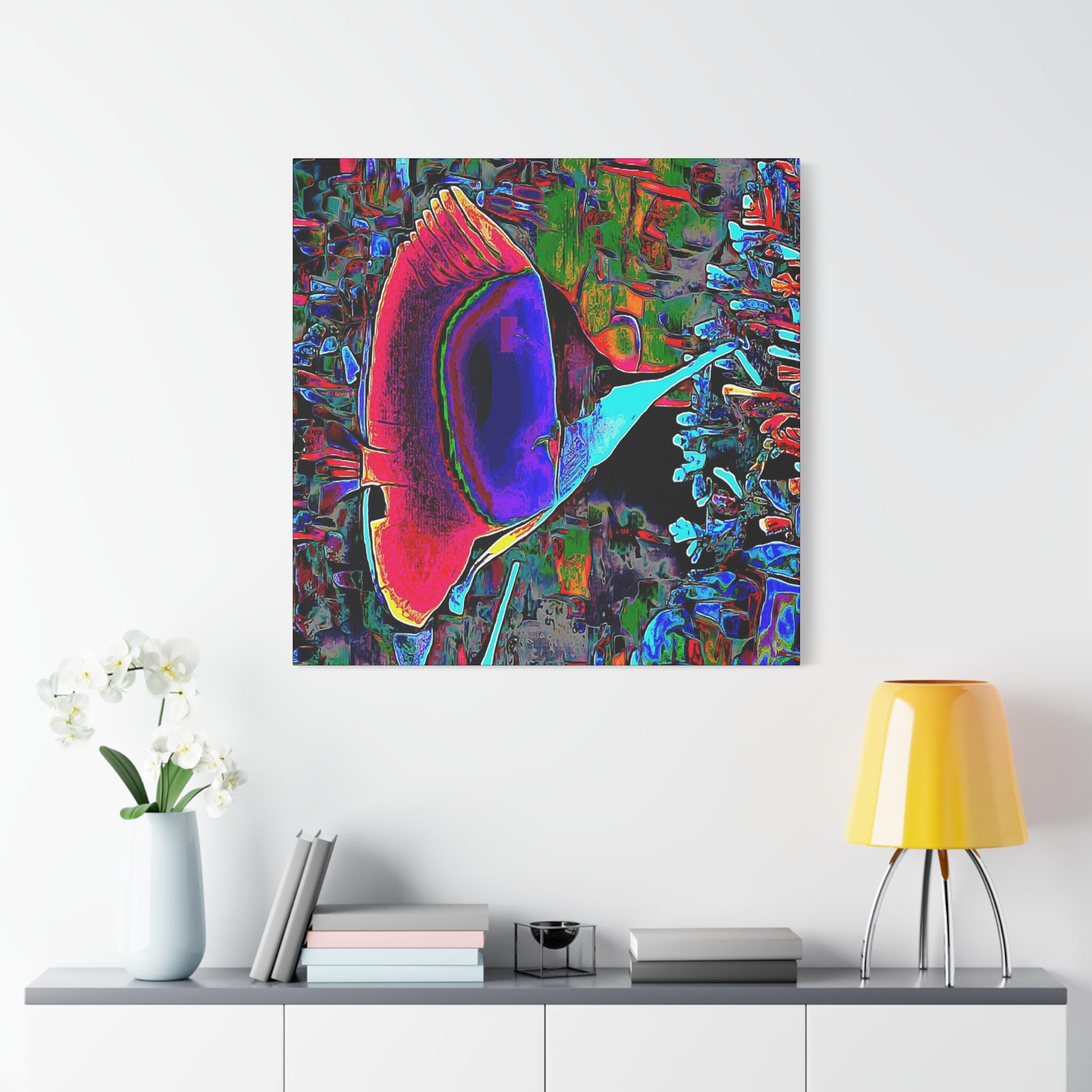Long Snoot Left - Canvas Wall Art