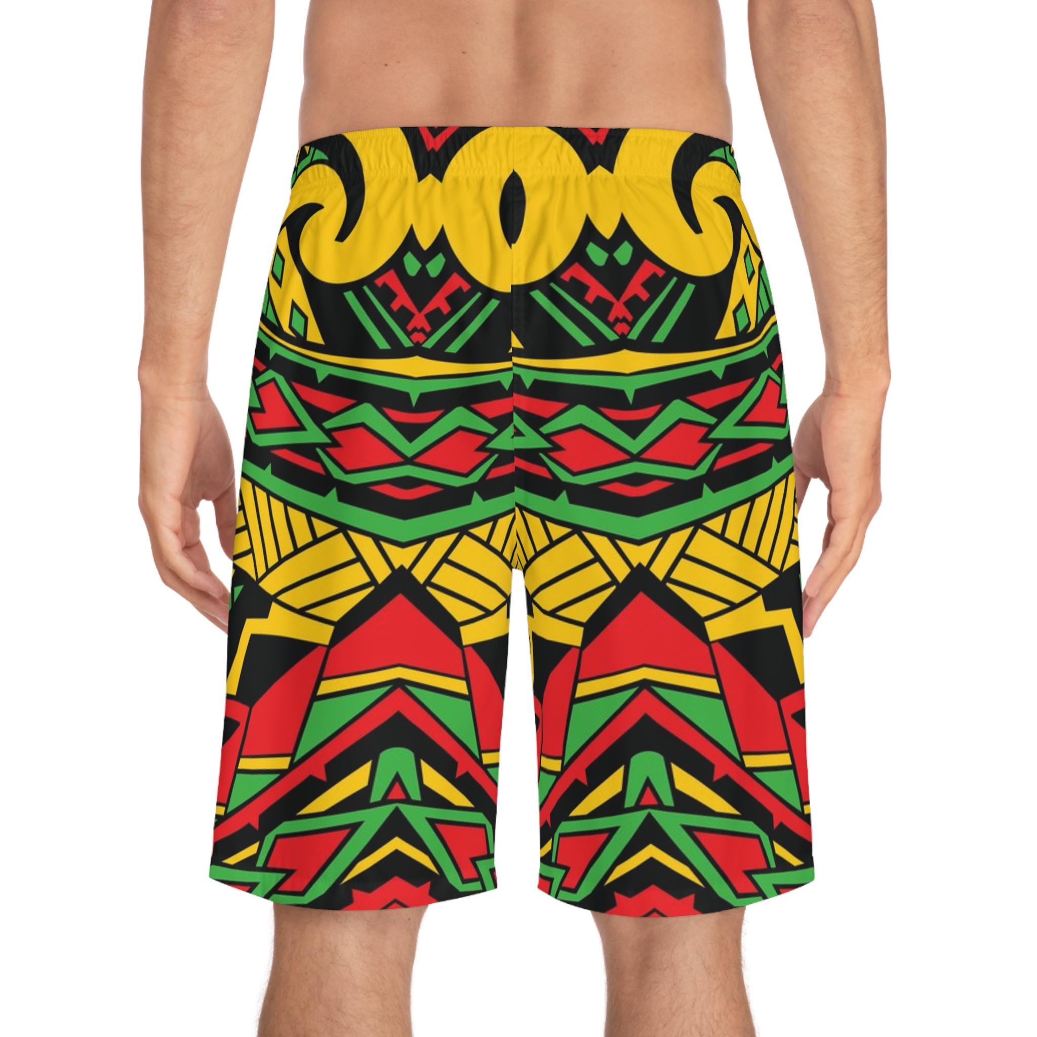 Reggae Lion Front - Board Shorts