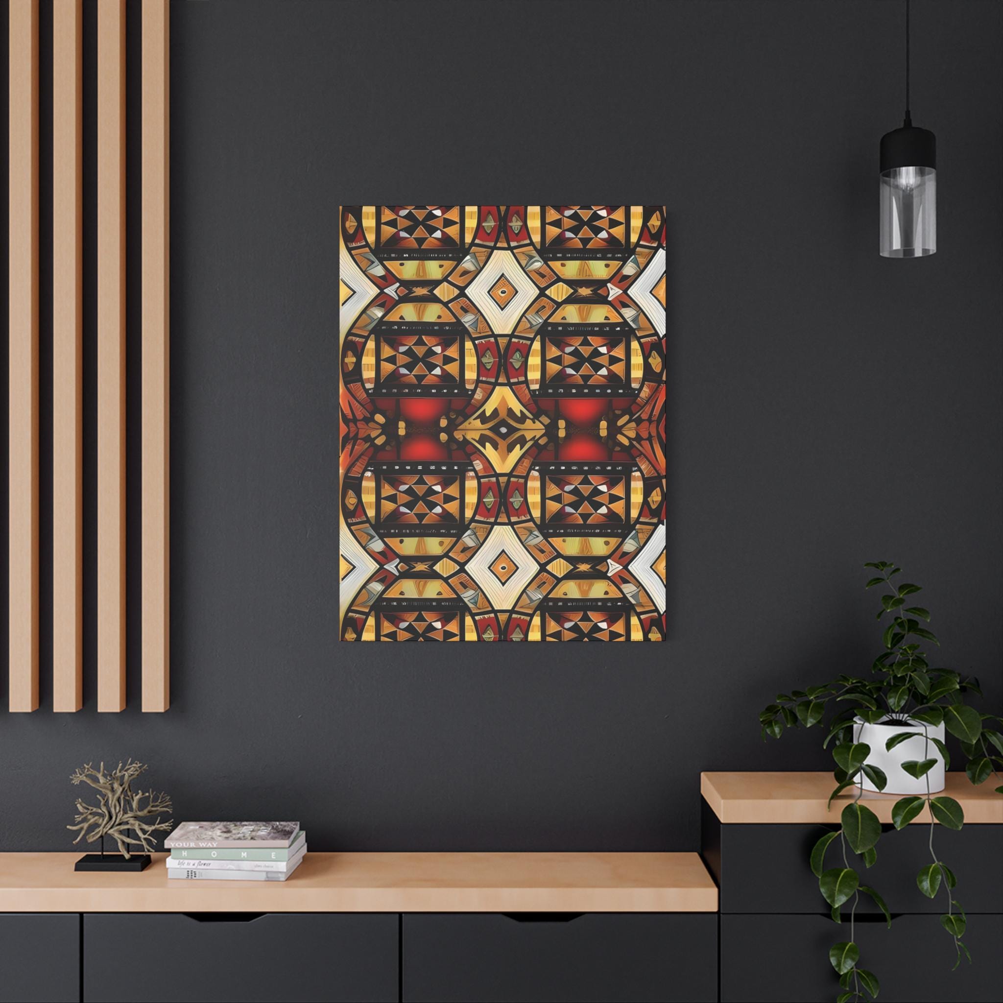Tapa Squares A - Canvas Wall Art