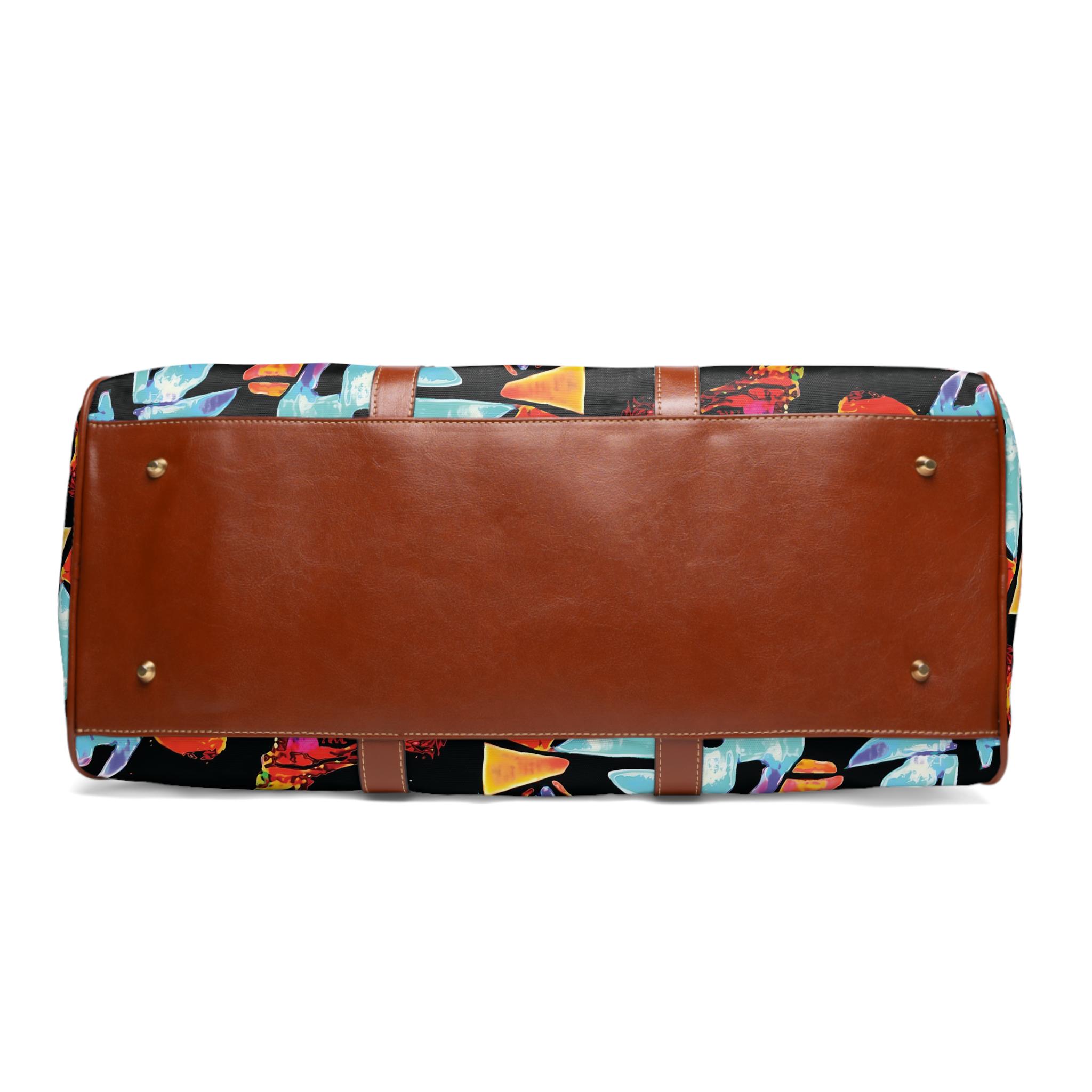 Blue Tang School Waterproof Travel Bag | Marine Fish Ocean Pattern