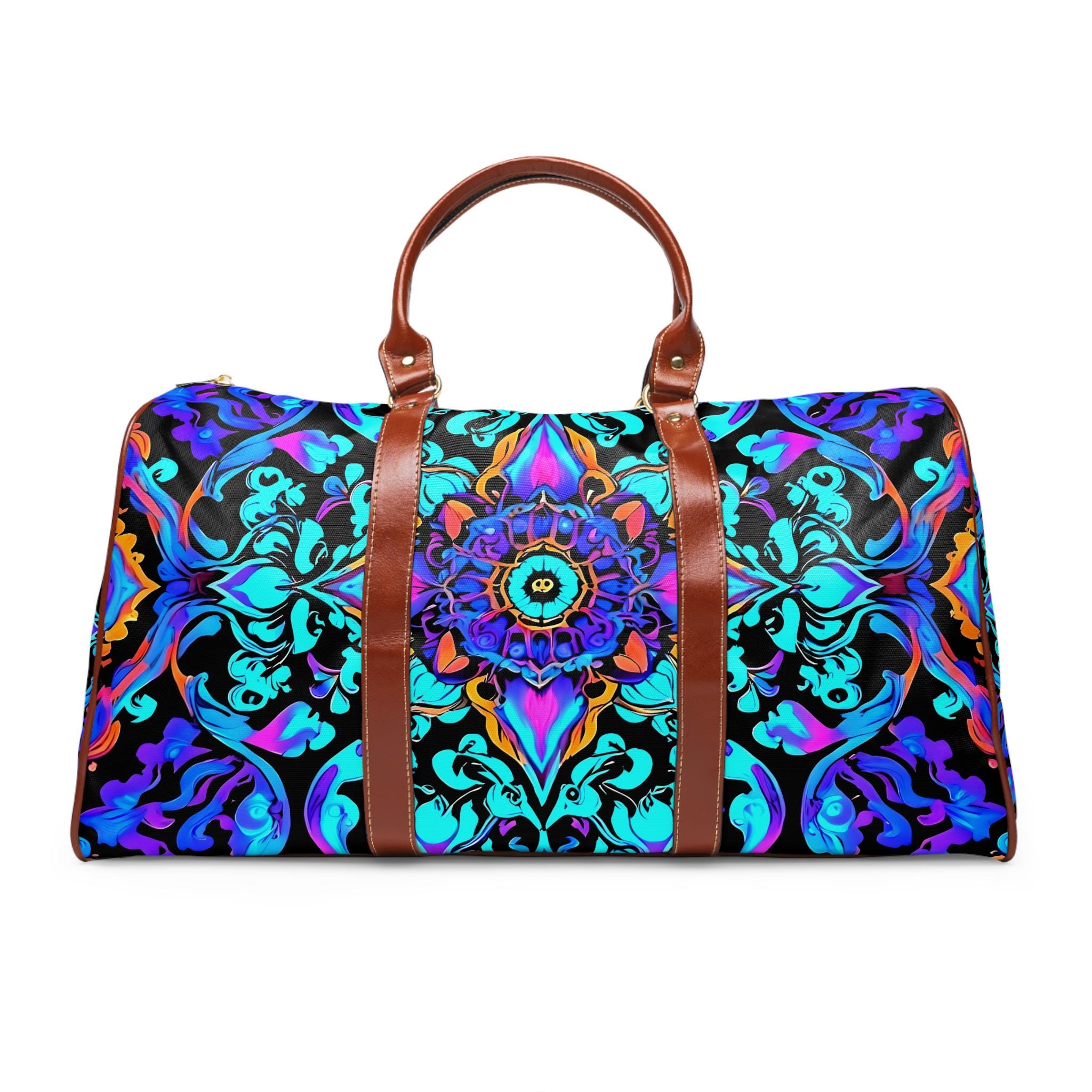 Purple F - Waterproof Travel Bag