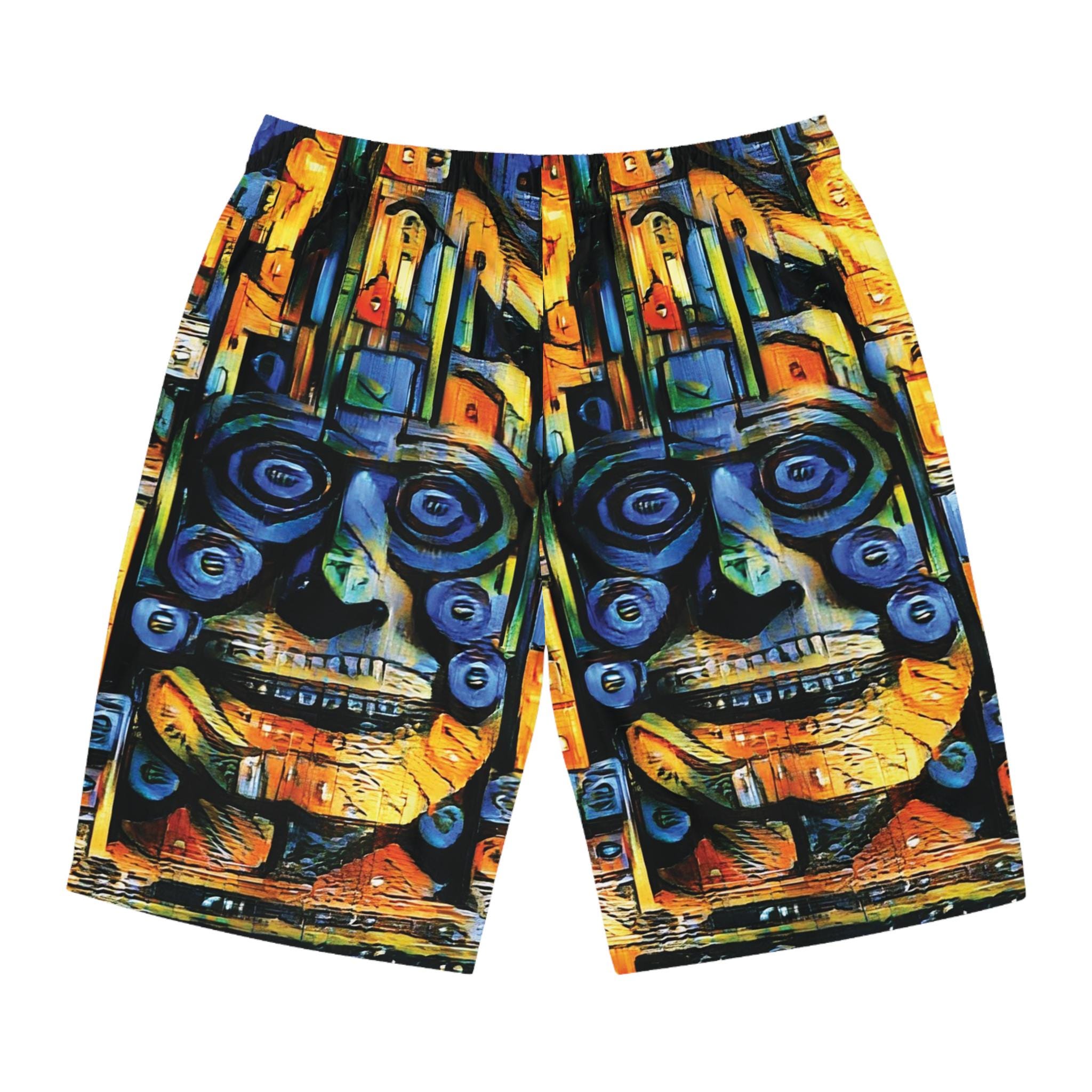 Purple Face - Board Shorts