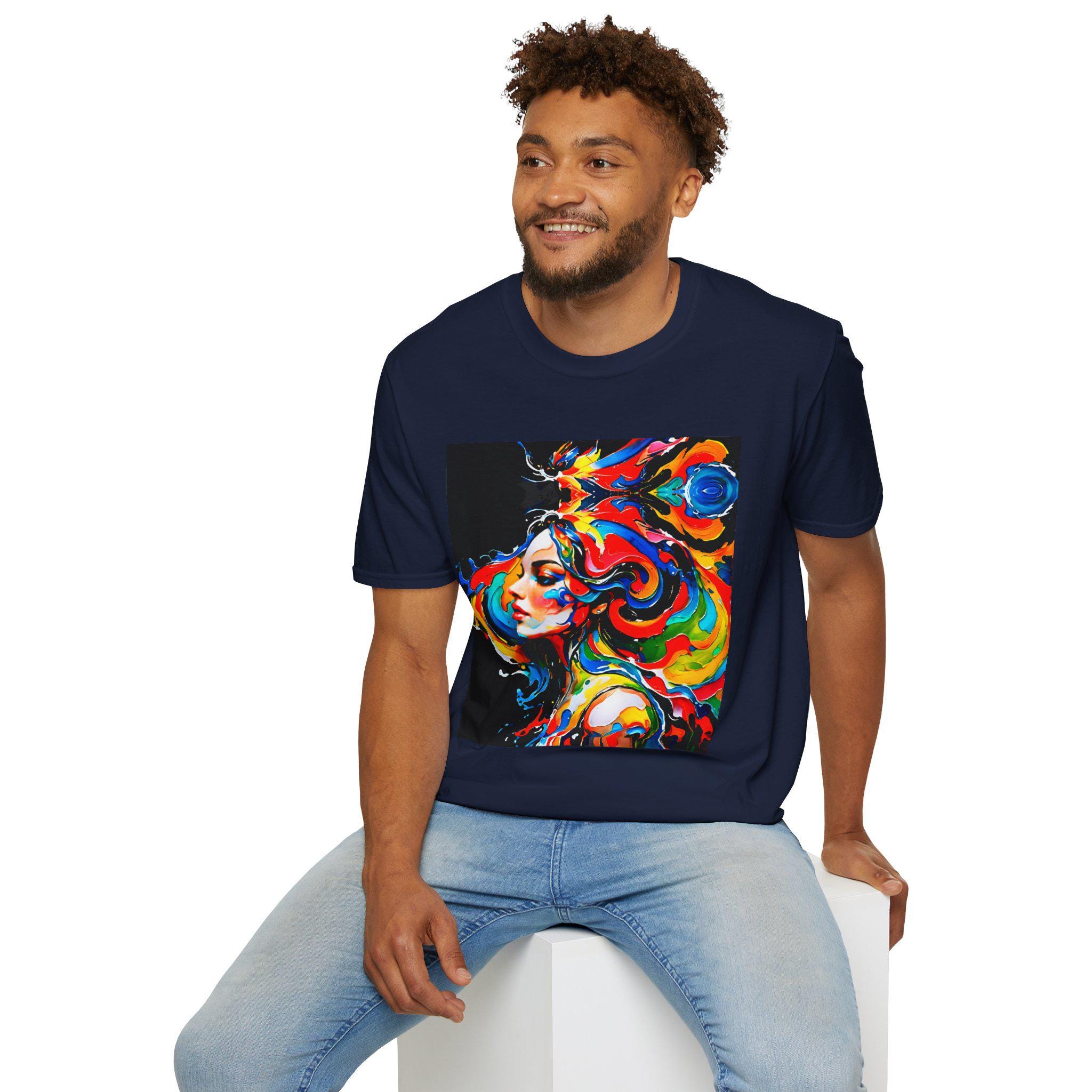 Lady with Paint - T Shirt