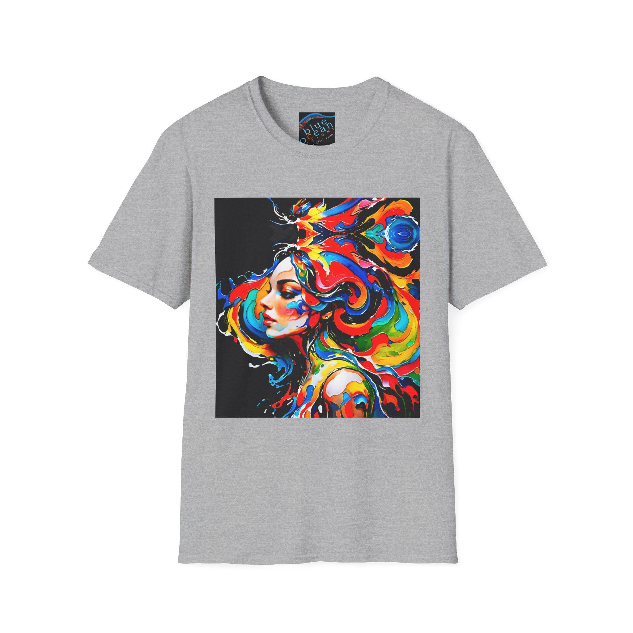 Lady with Paint - T Shirt