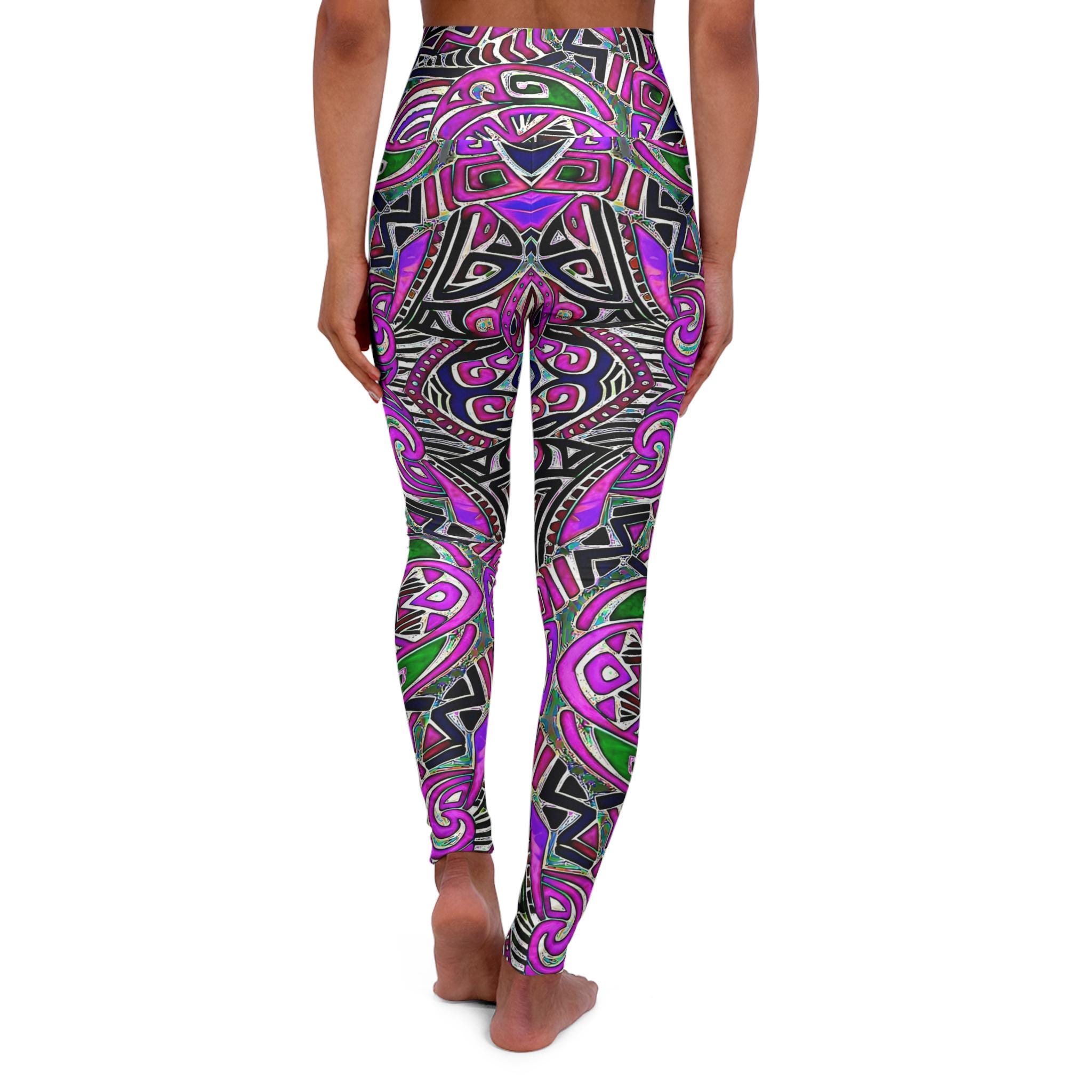 Purple Indo - Yoga Pants