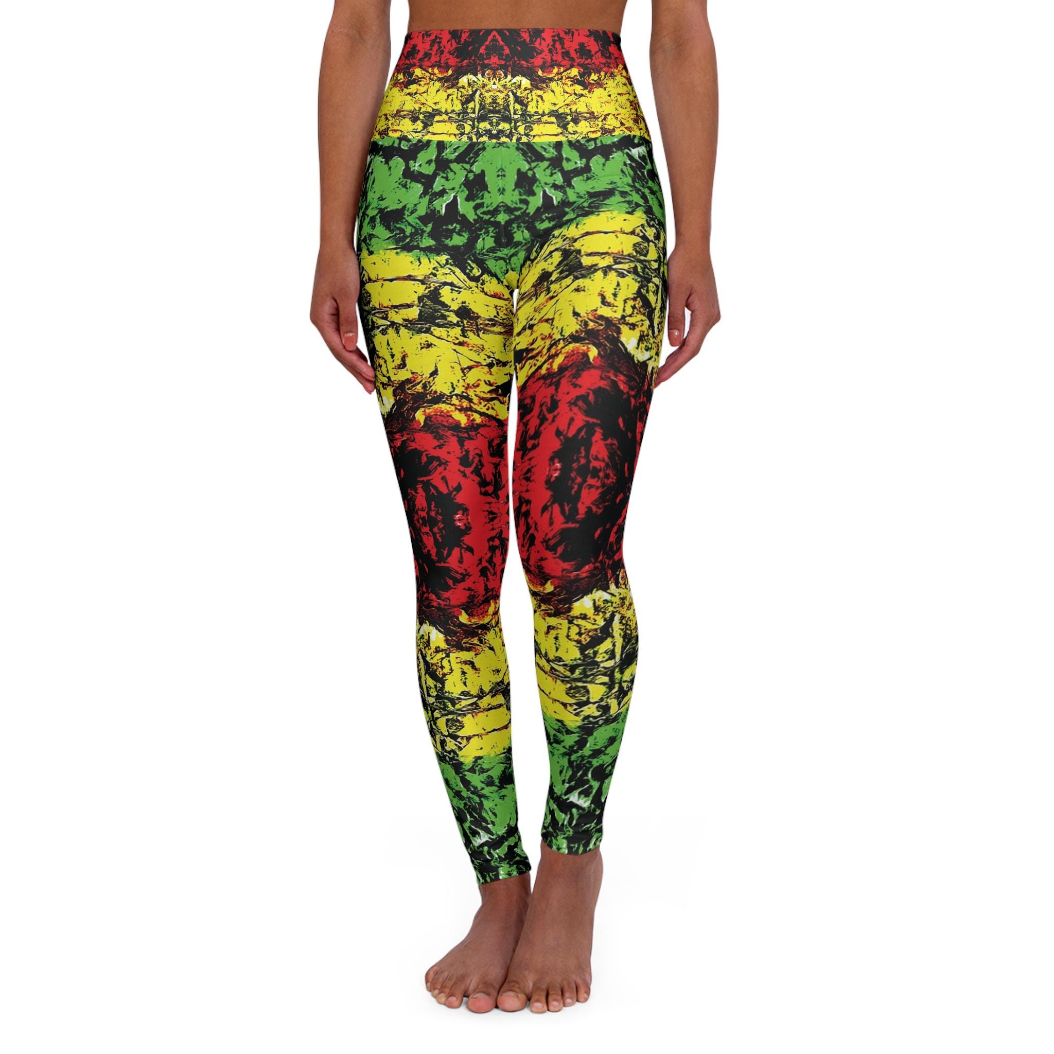Reggae Stripe - Yoga Pants