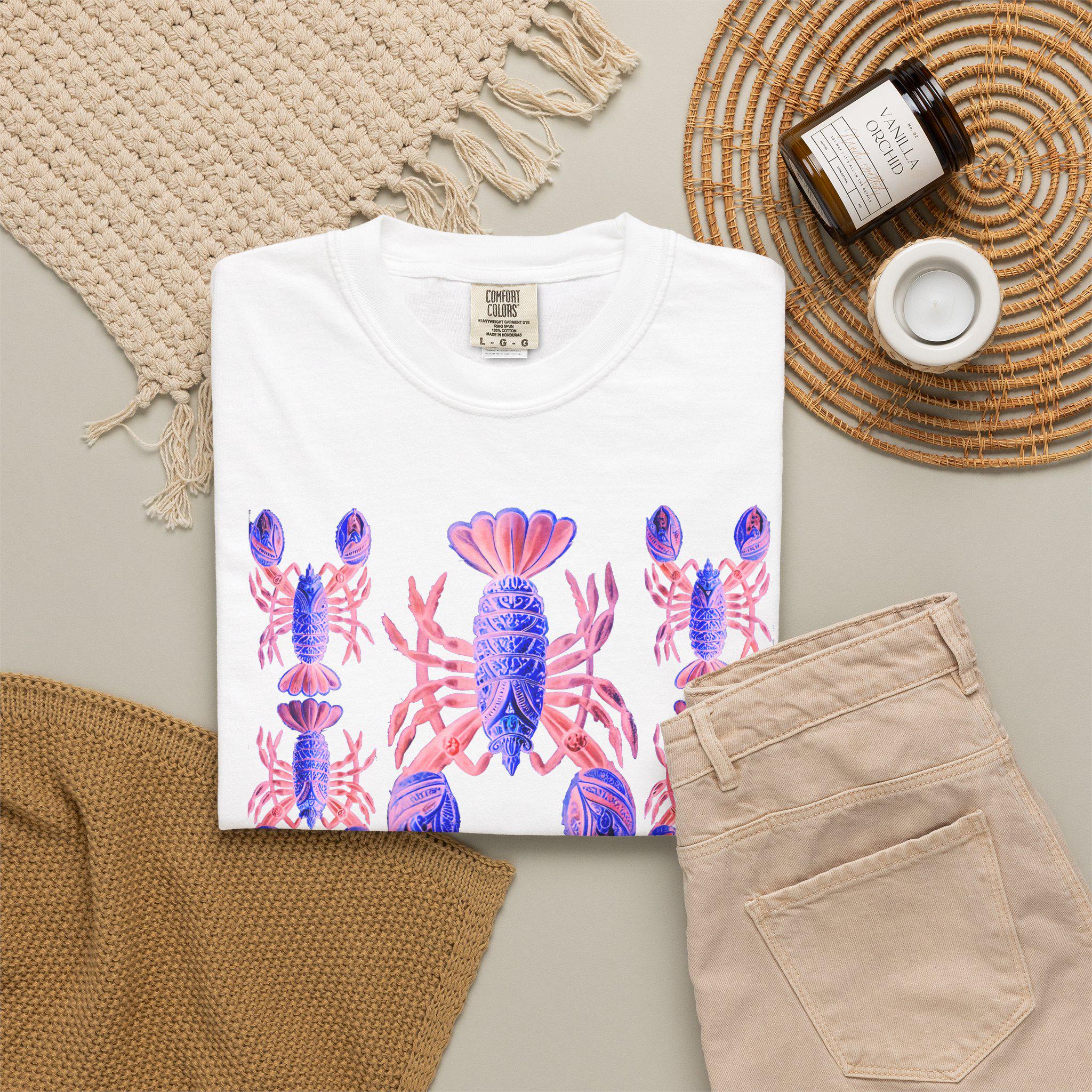 Lobster Party Blue A - T Shirt