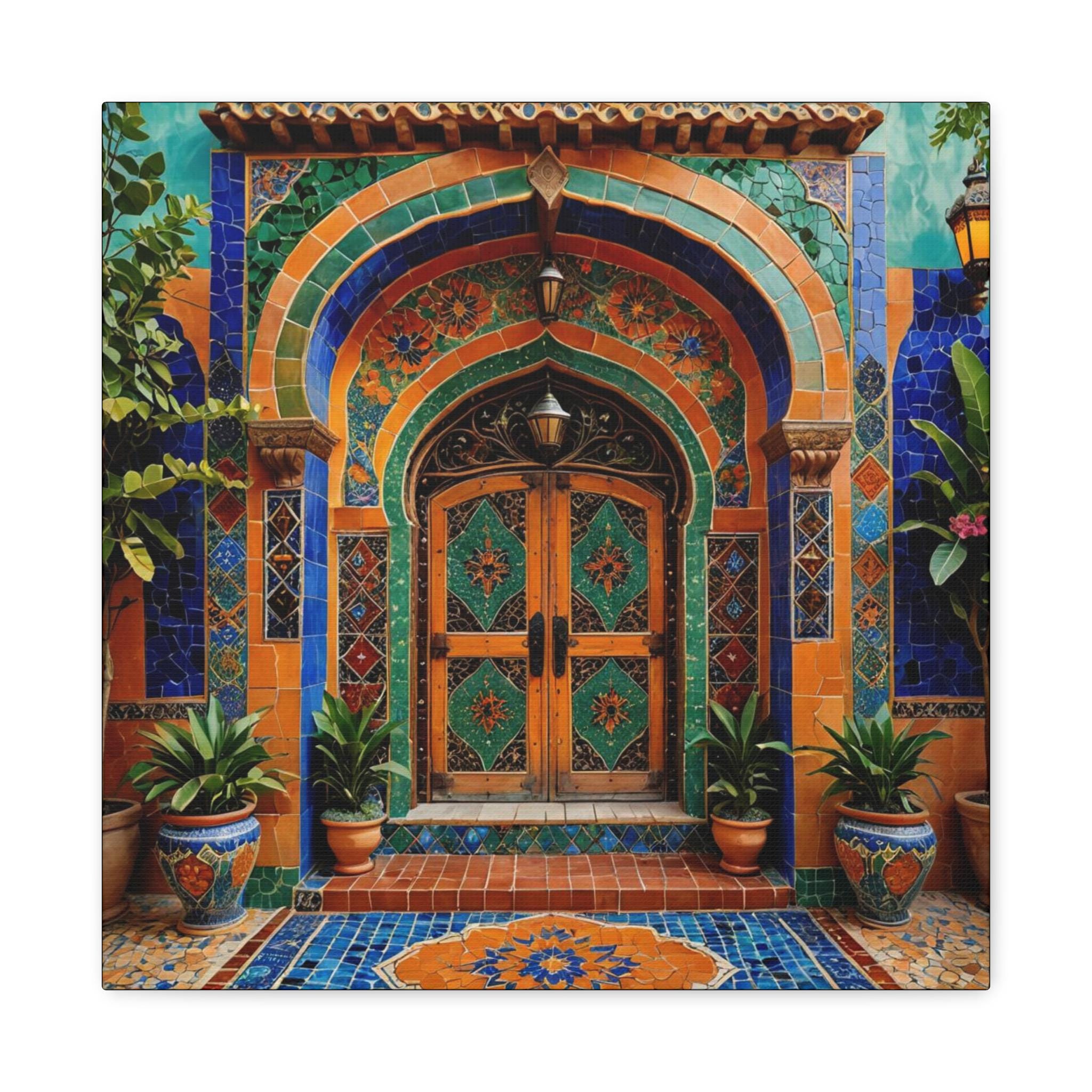 Village Door - Canvas Wall Art