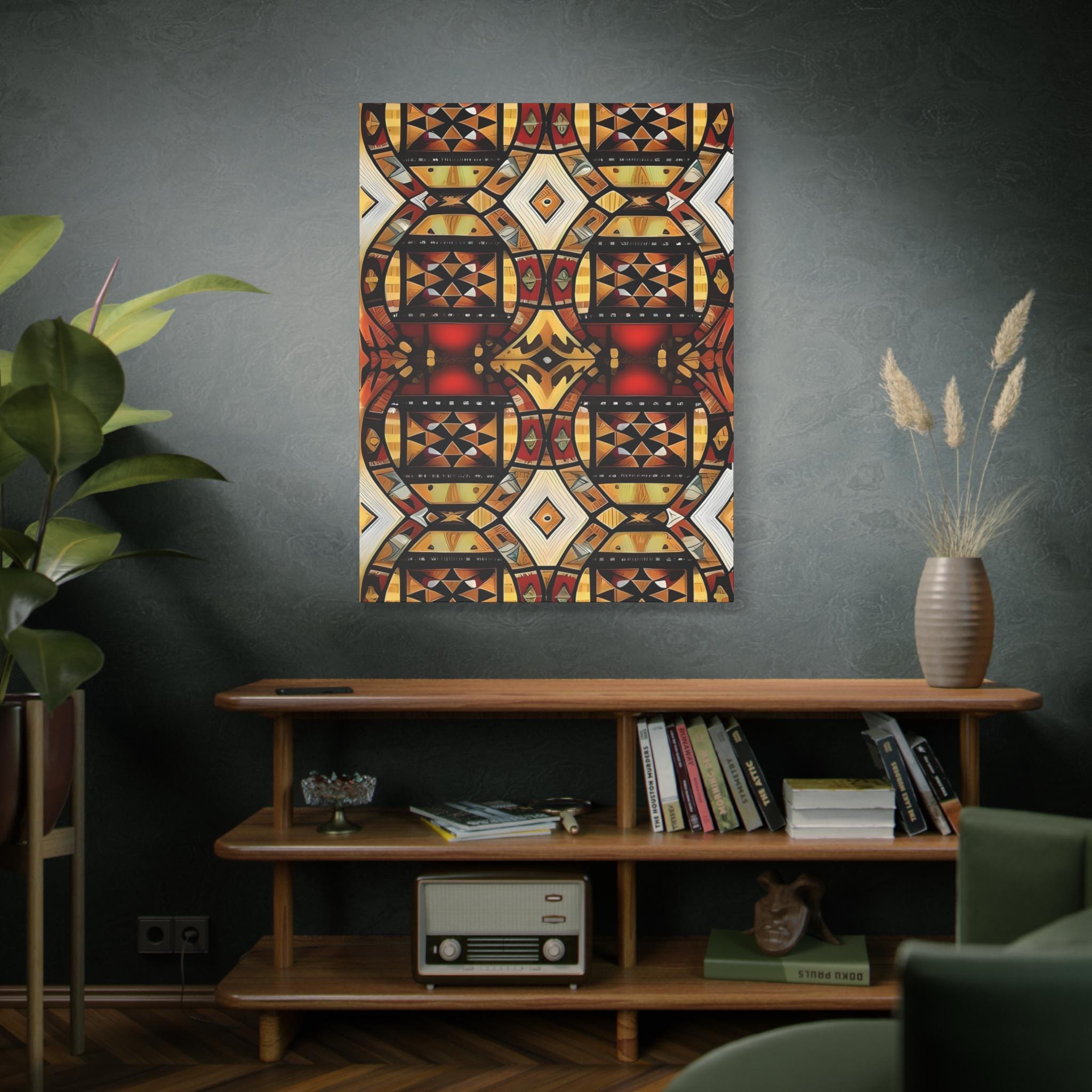 Tapa Squares A - Canvas Wall Art