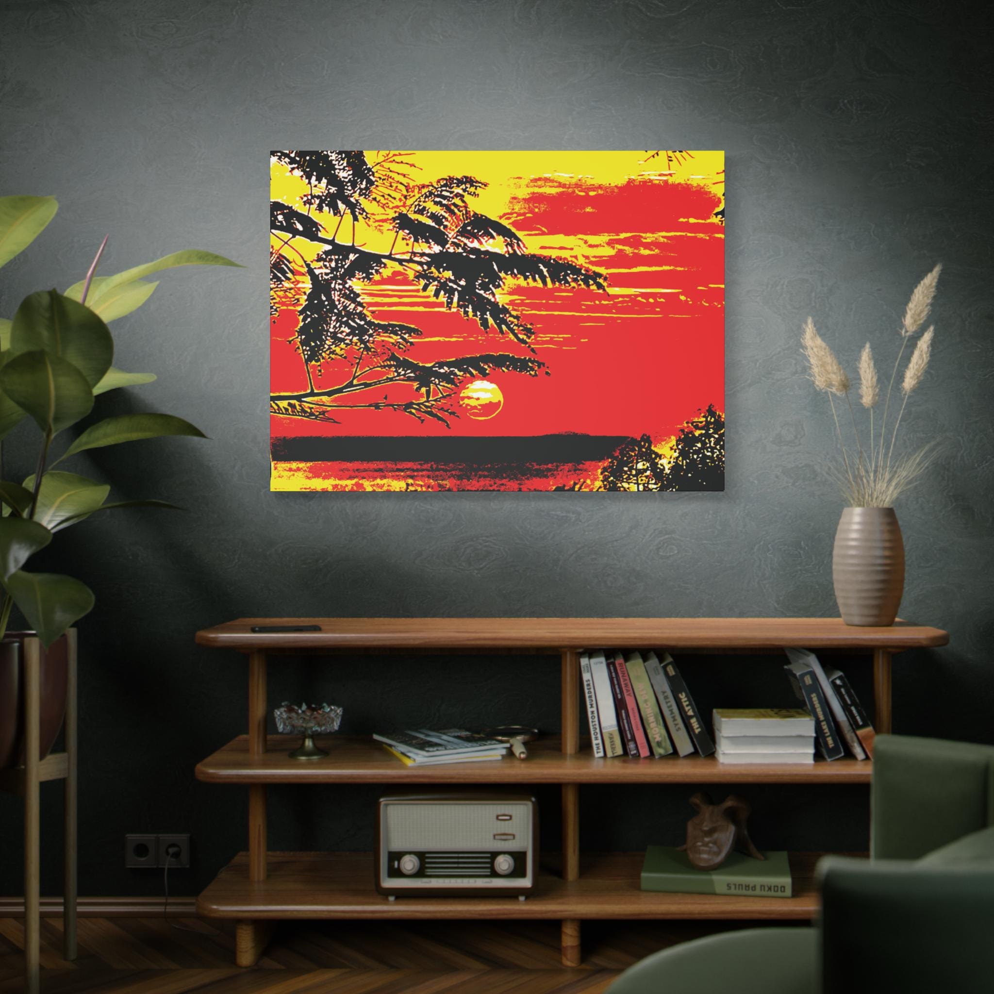 Red Night - Canvas Wall Art