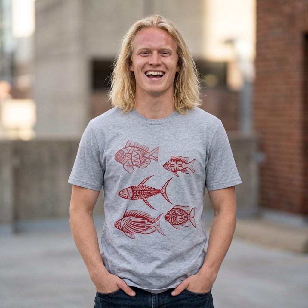 Red Fish 5 - T Shirt