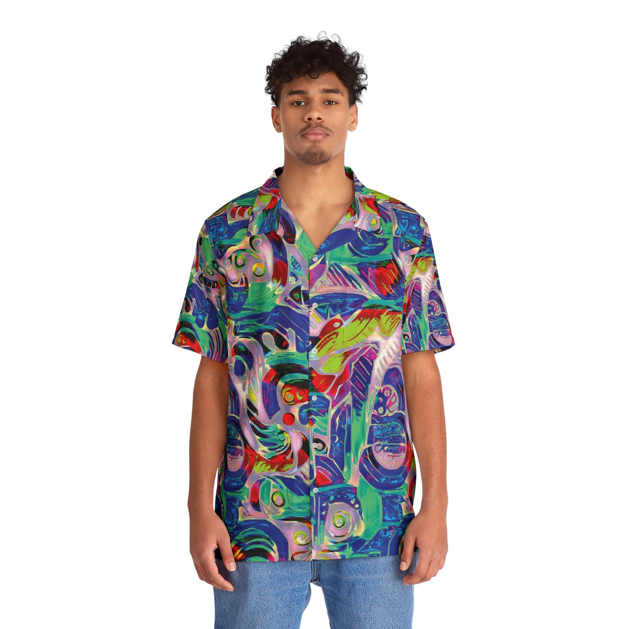 Poly Swirl - Hawaiian Shirt