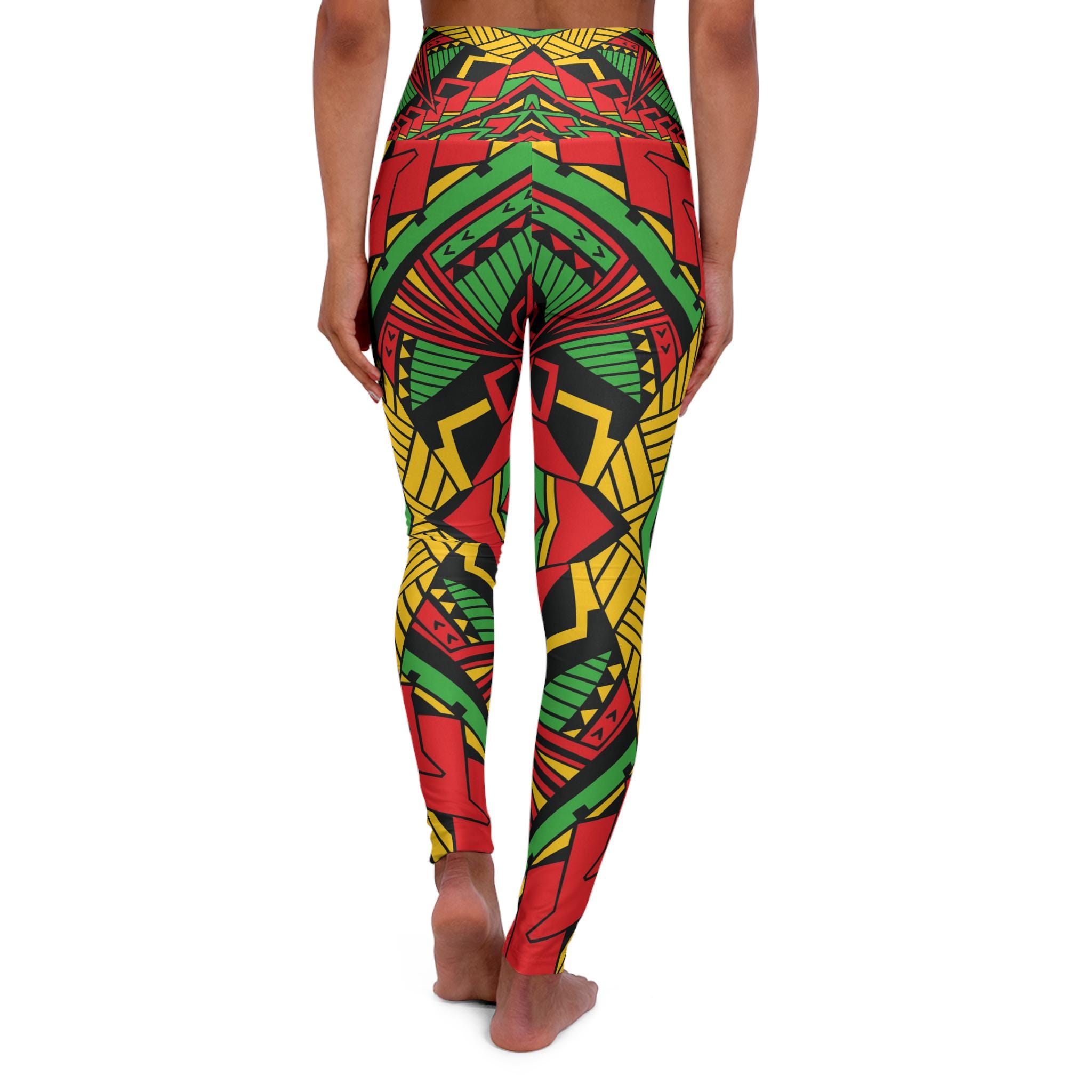 Reggae Lion Front - Yoga Pants