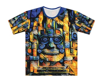 Abstract Tribal Mask art T-Shirt | All-Over Print